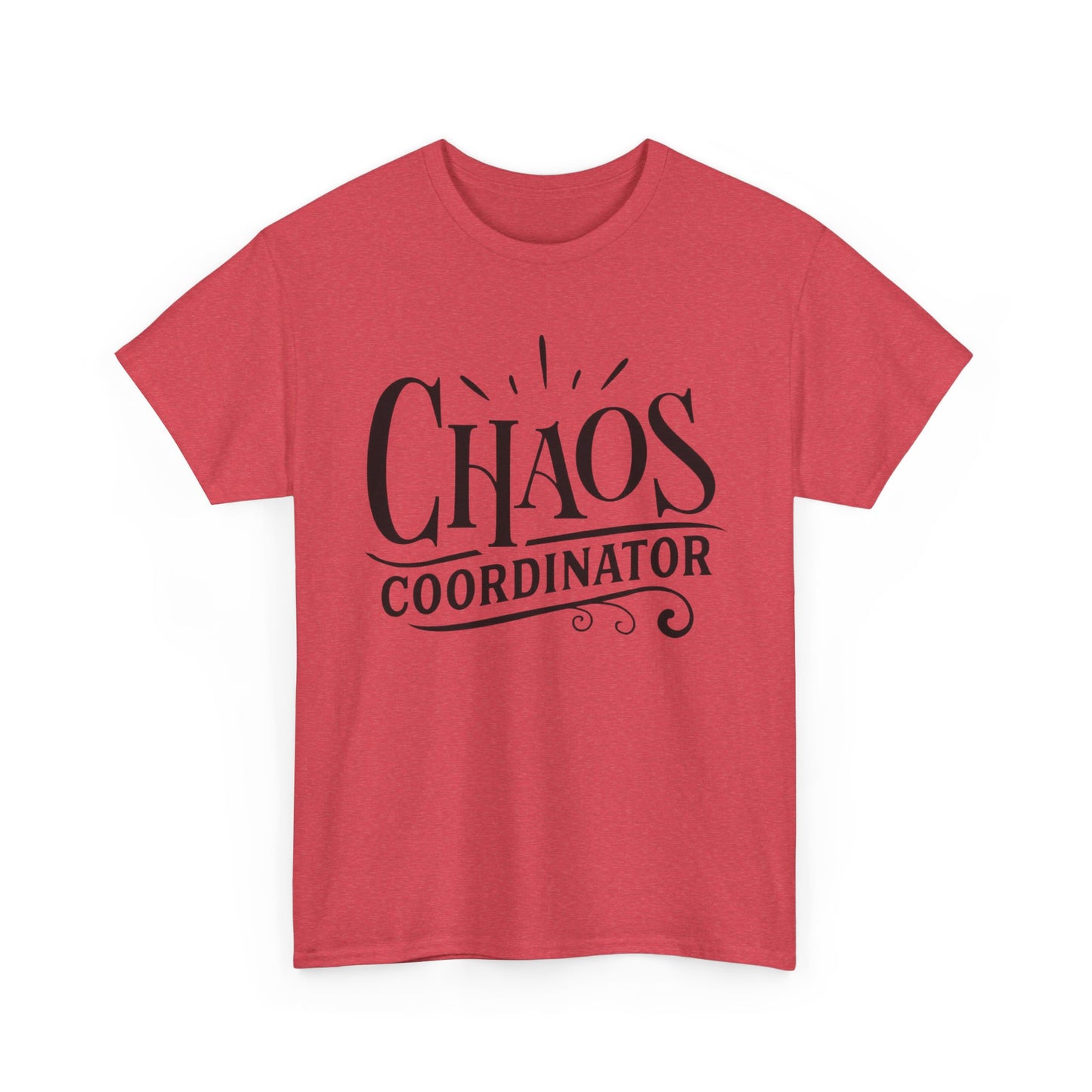 Chaos Coordinator Funny Graphic T Shirt Unisex Heavy Cotton Tee