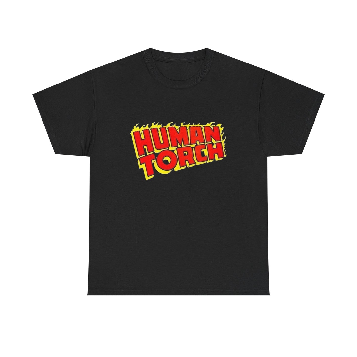 Human Torch Graphic T-Shirt Unisex Heavy Cotton Tee
