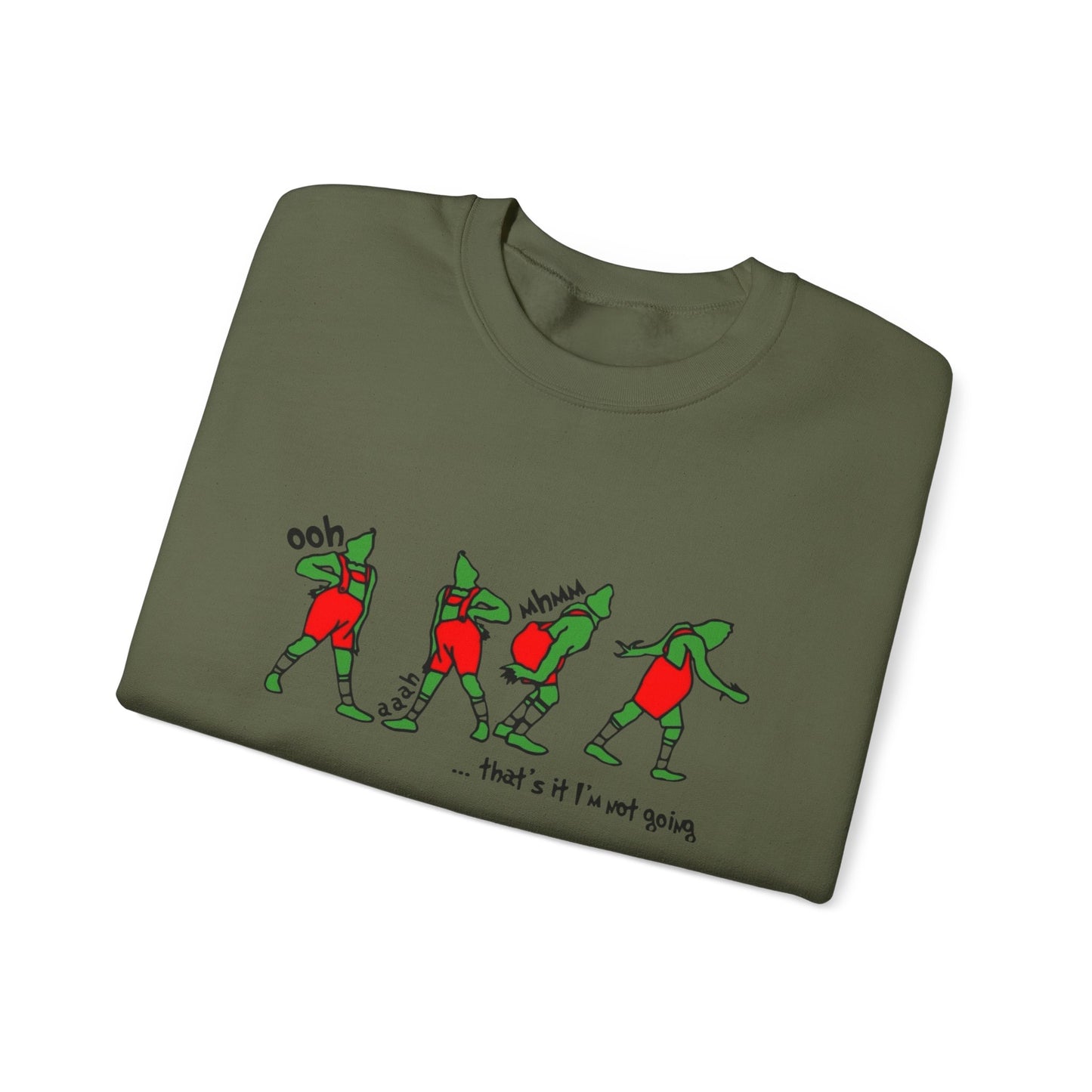 The Grinch Funny Graphic Sweater NEW Unisex Heavy Blend™ Crewneck Sweatshirt