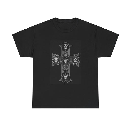 Guns n roses Shirt vintage rose axel rock retro Unisex Heavy Cotton Tee