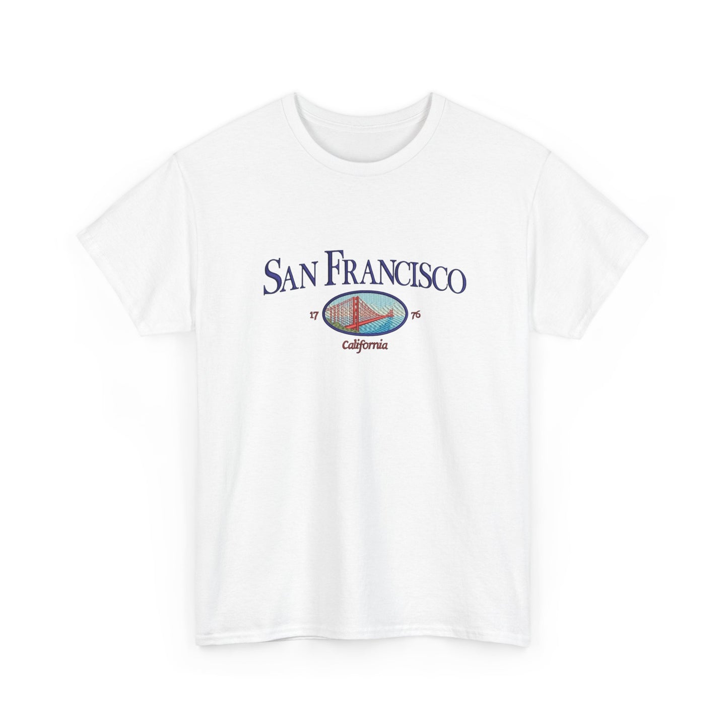 San Francisco California Retro Graphic T Shirt NEW Unisex Heavy Cotton Tee