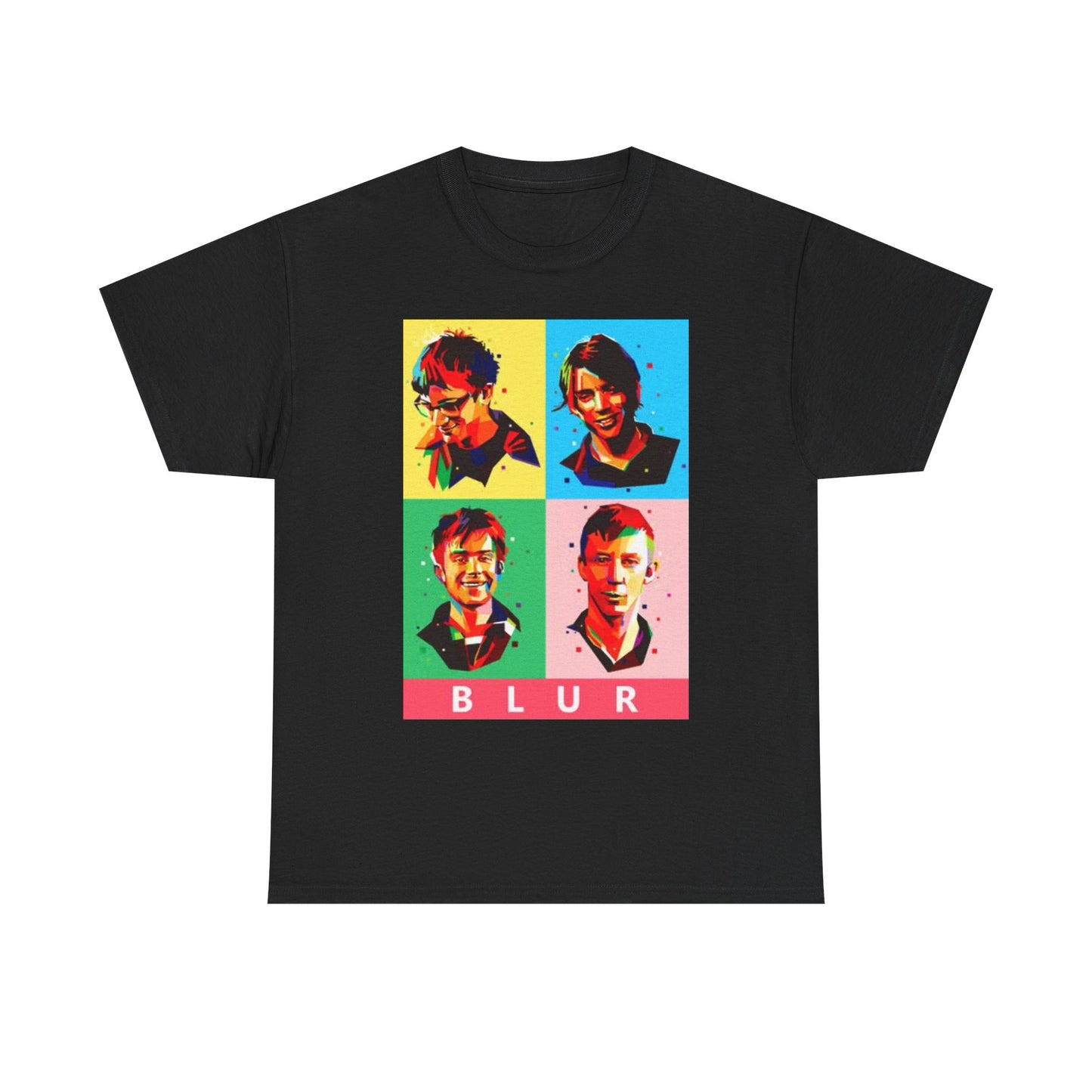 Blur Cd Album Cover Graphic T Shirt Retro Vintage Art Unisex Heavy Cotton Tee