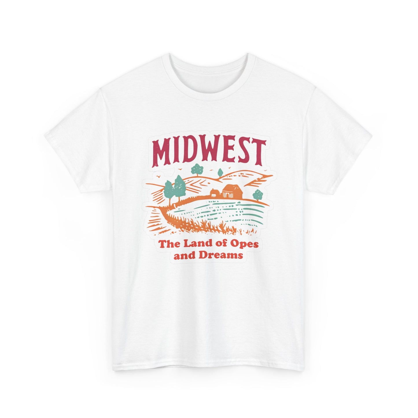 Midwest Land Of Opes And Dreams Graphic T Shirt NEW Adult Tee