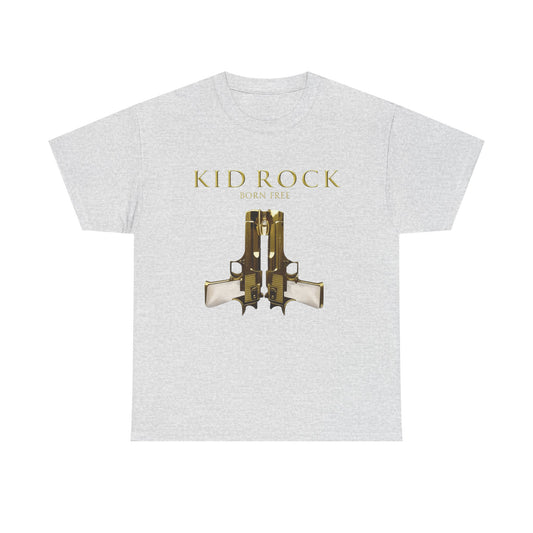 Kid Rock Born Free Graphic T Shirt Unisex Heavy Cotton Tee