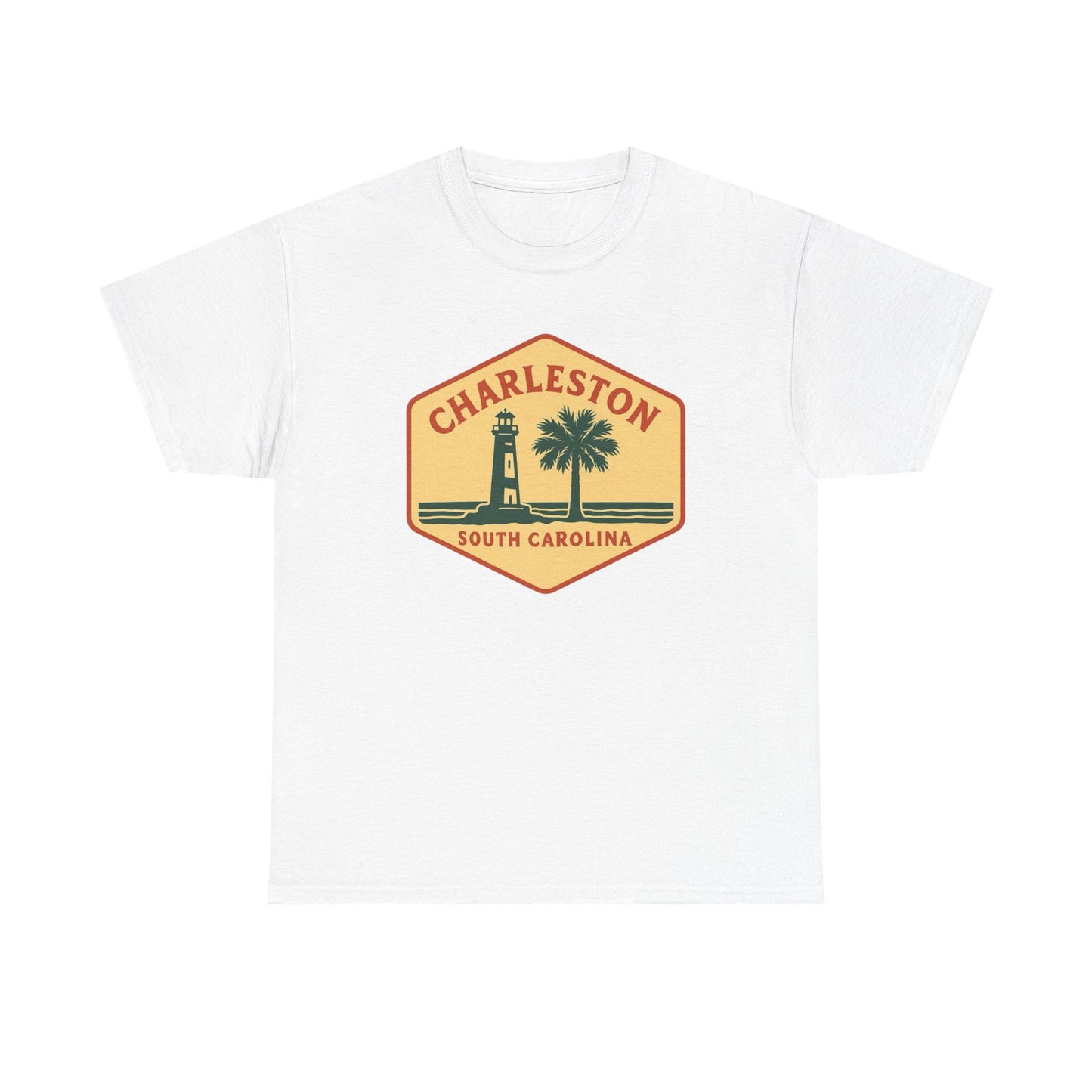 Charleston South Carolina Graphic T Shirt Heavy Cotton Tee