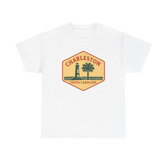 Charleston South Carolina Graphic T Shirt Heavy Cotton Tee