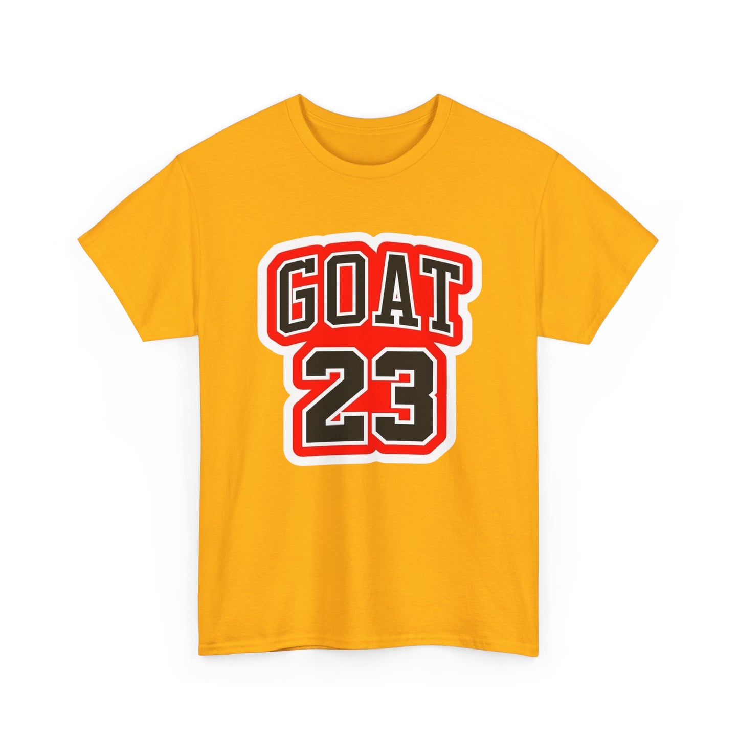 GOAT Jordan 23 Basketball Graphic T Shirt NEW Unisex Heavy Cotton Tee