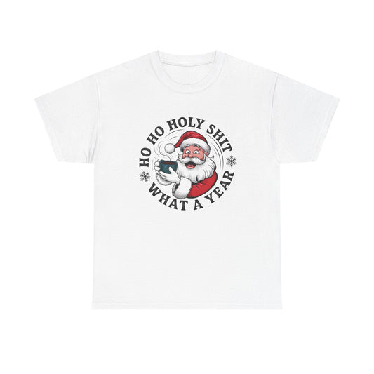 Hilarious Santa Jokes Christmas Graphic T Shirt Unisex NEW Heavy Cotton Tee