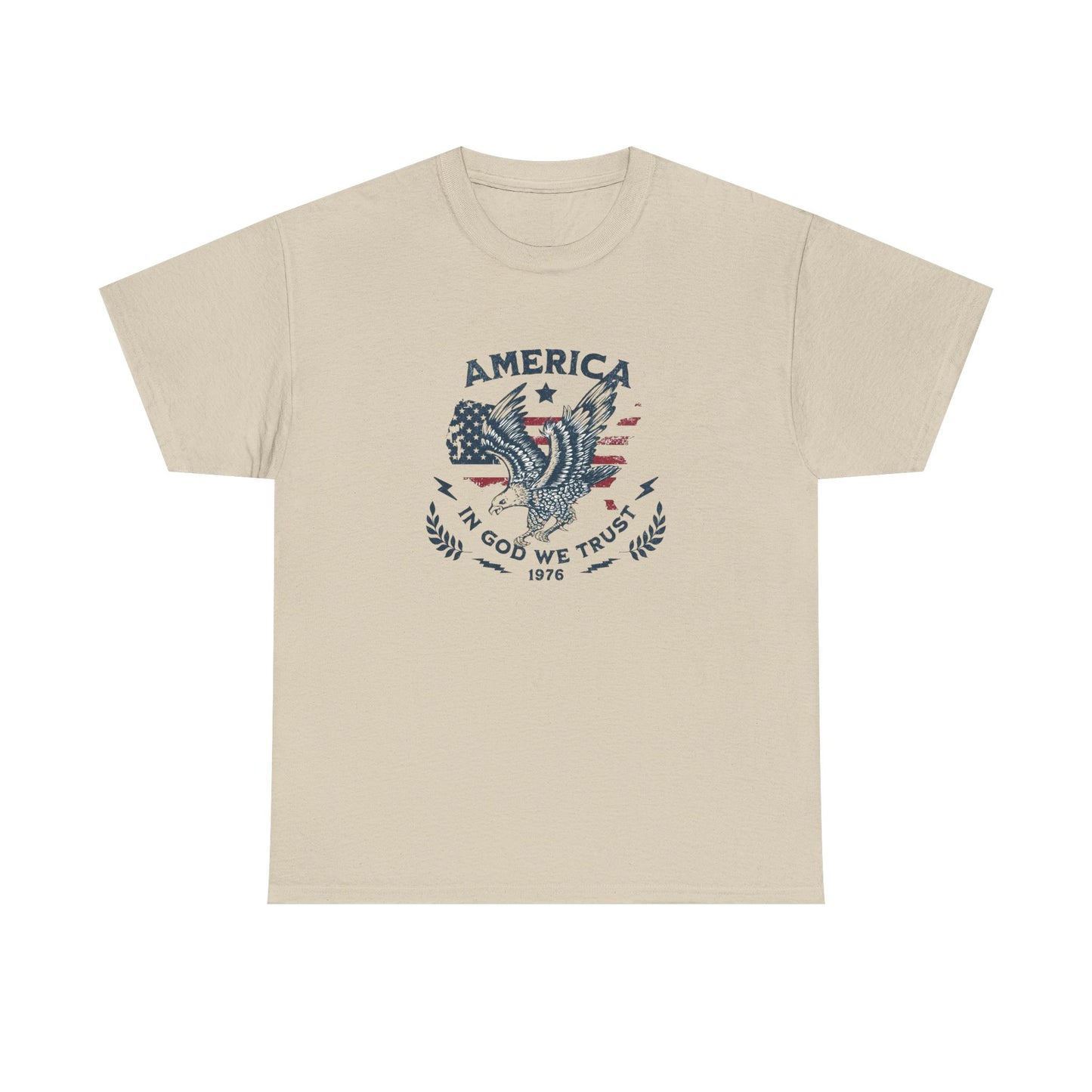 American Bald Eagle USA Graphic T Shirt NEW Unisex Heavy Cotton Tee