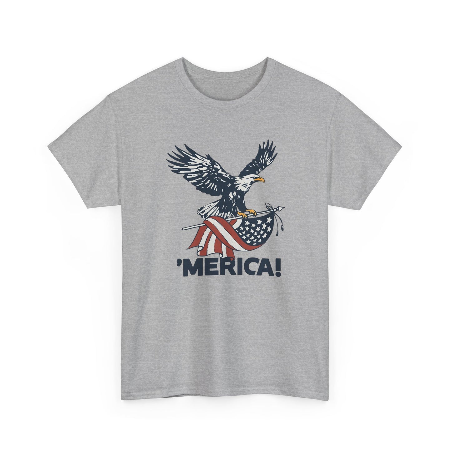 American Bald Eagle USA Graphic T Shirt Heavy Cotton Tee NEW ADULT UNISEX