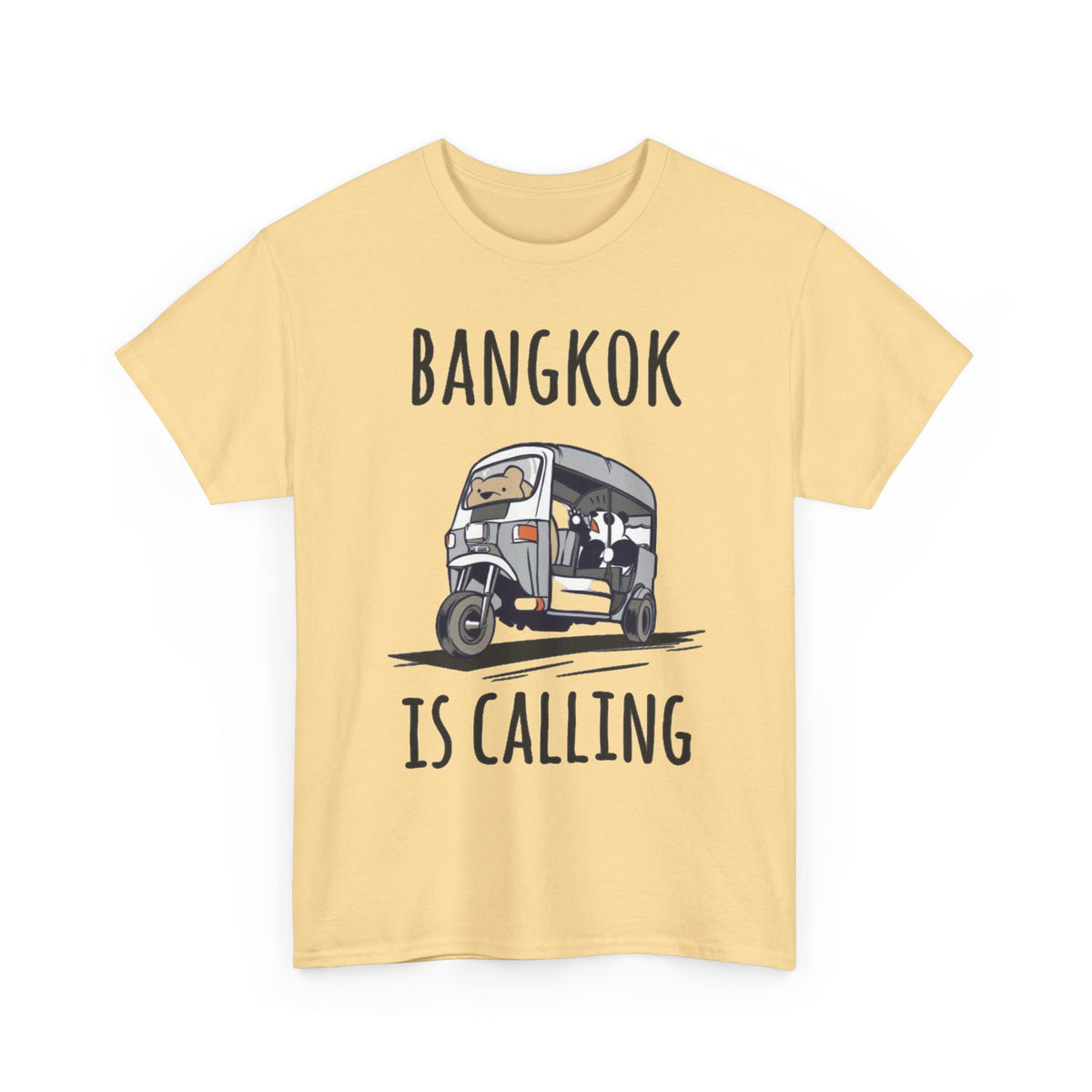 Bangkok Is Calling Tuk Tuk T-Shirt Men's Graphic Tee Thailand