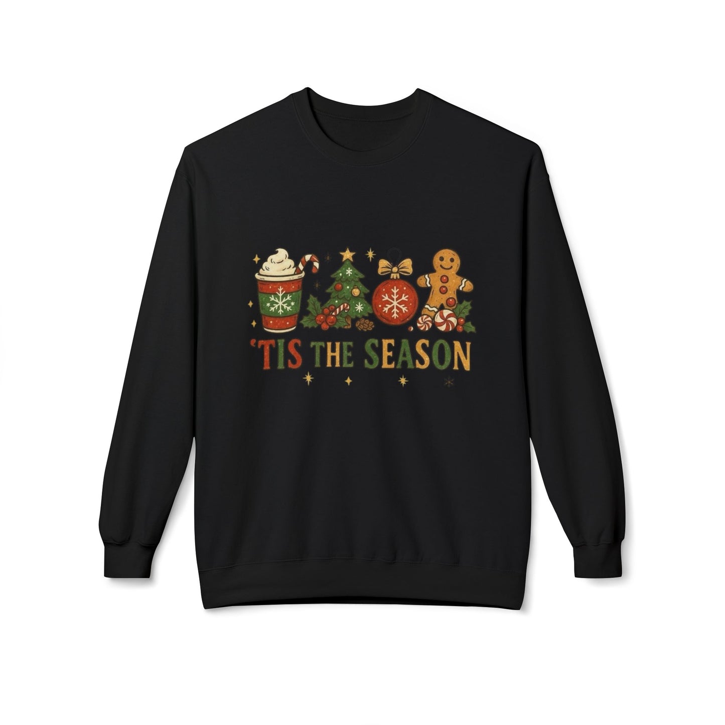 Tis The Season Christmas Sweater Holiday's NEW Unisex Fleece Crewneck Sweatshirt