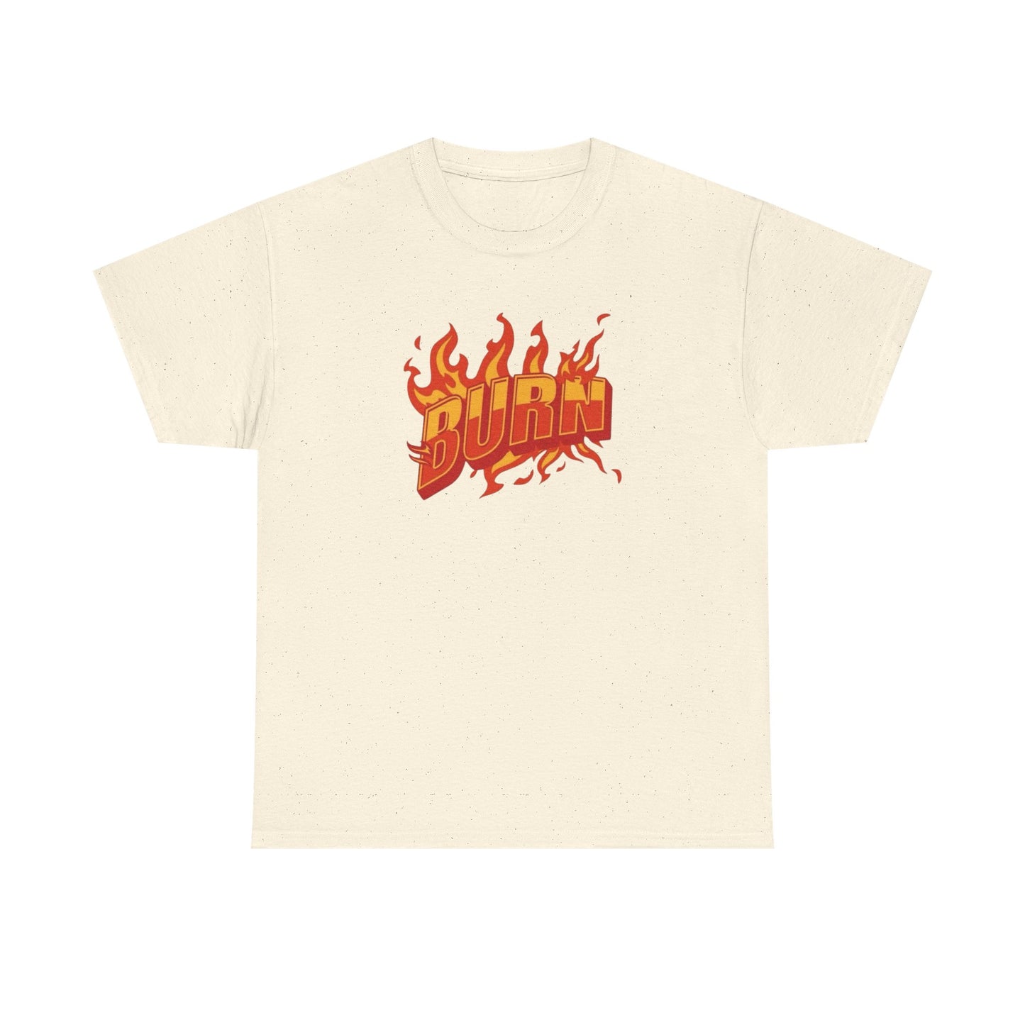 Burn Skateboarding Retro Graphic T-Shirt Unisex Heavy Cotton Tee