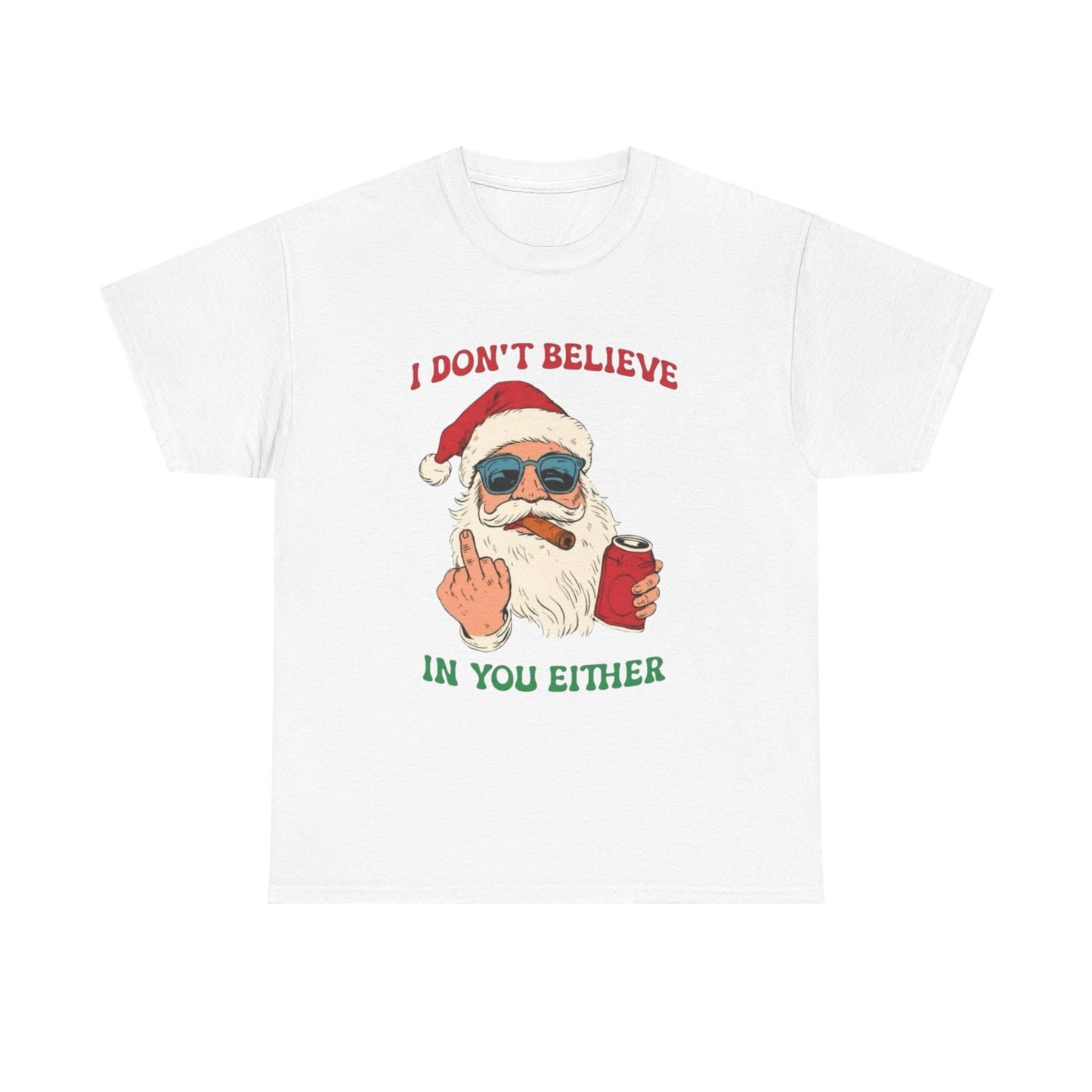 Funny Santa Tee Graphic T Shirt ADULT NEW