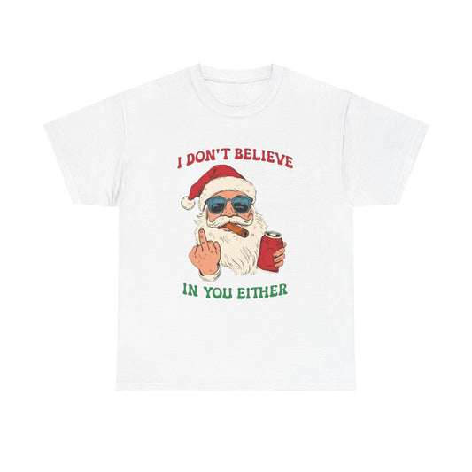 Funny Santa Tee Graphic T Shirt ADULT NEW
