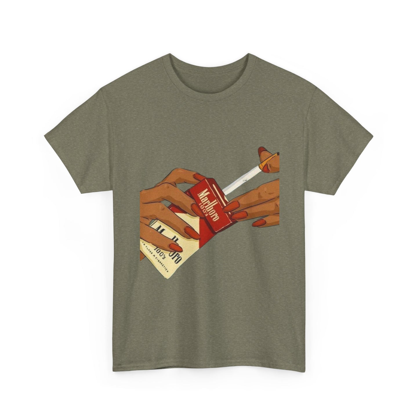 Vintage Cigarettes Graphic T Shirt NEW Adult Unisex Heavy Cotton Tee