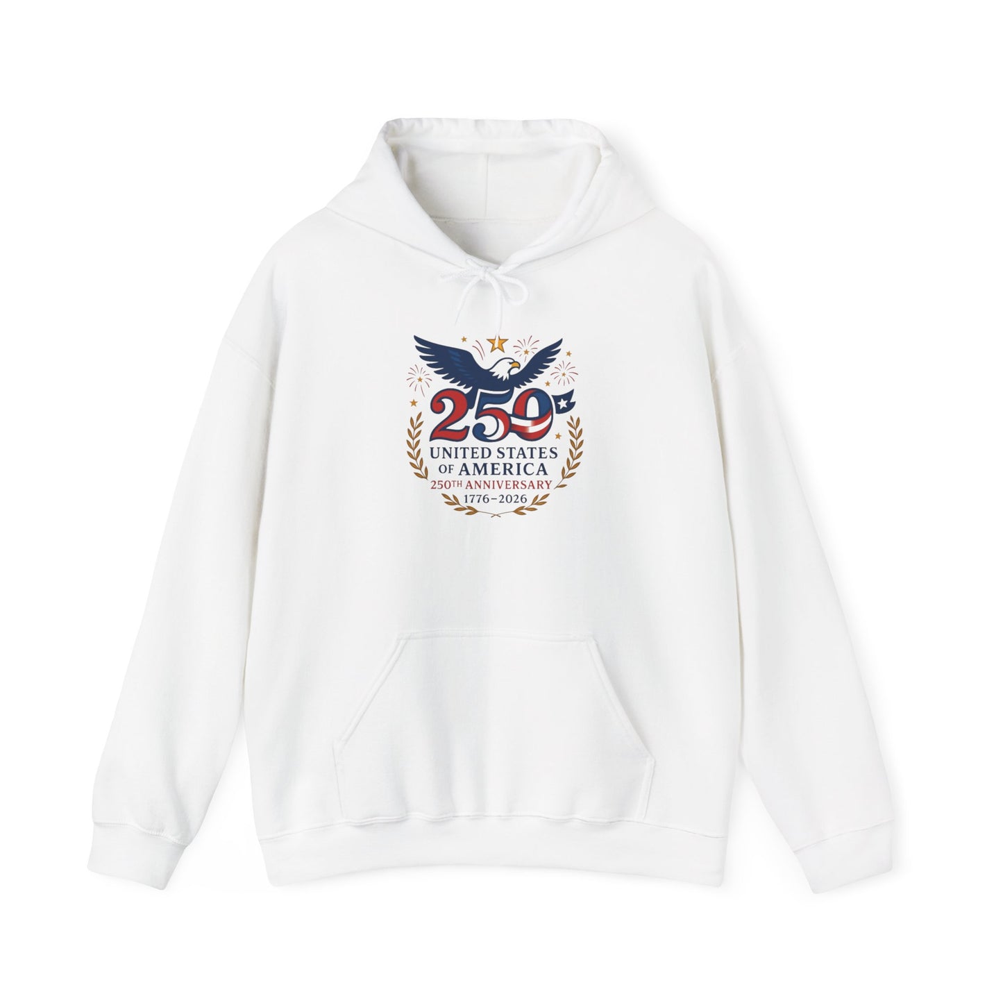 USA 250 Anniversary  Graphic Hoodie Heavy Blend™ NEW Sweatshirt