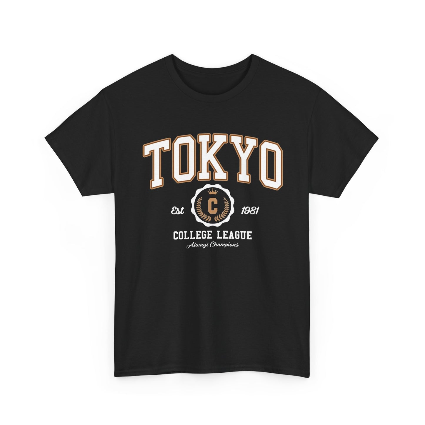 Tokyo Graphic T Shirt Japan BRAND NEW College League Unisex Heavy Cotton Tee