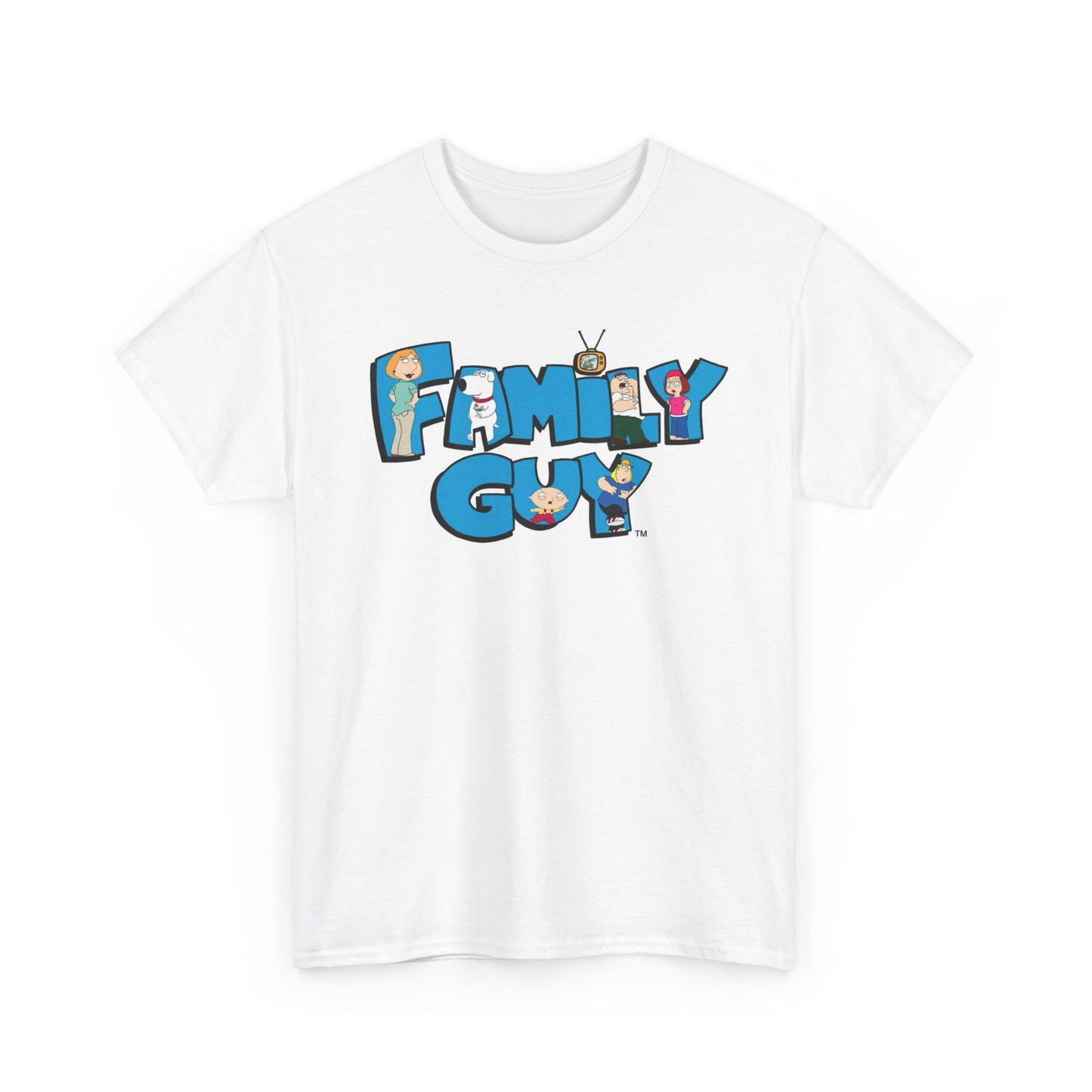 Family Guy Graphic T Shirt Vintage Tv Series Retro Unisex Heavy Cotton Tee