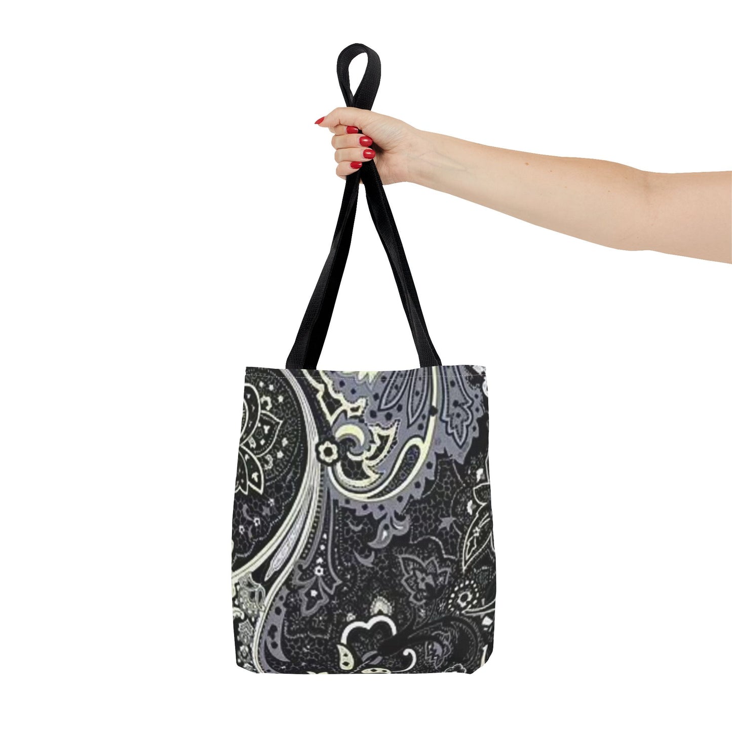 Black And Silver Pattern BRAND NEW Tote Bag (AOP)