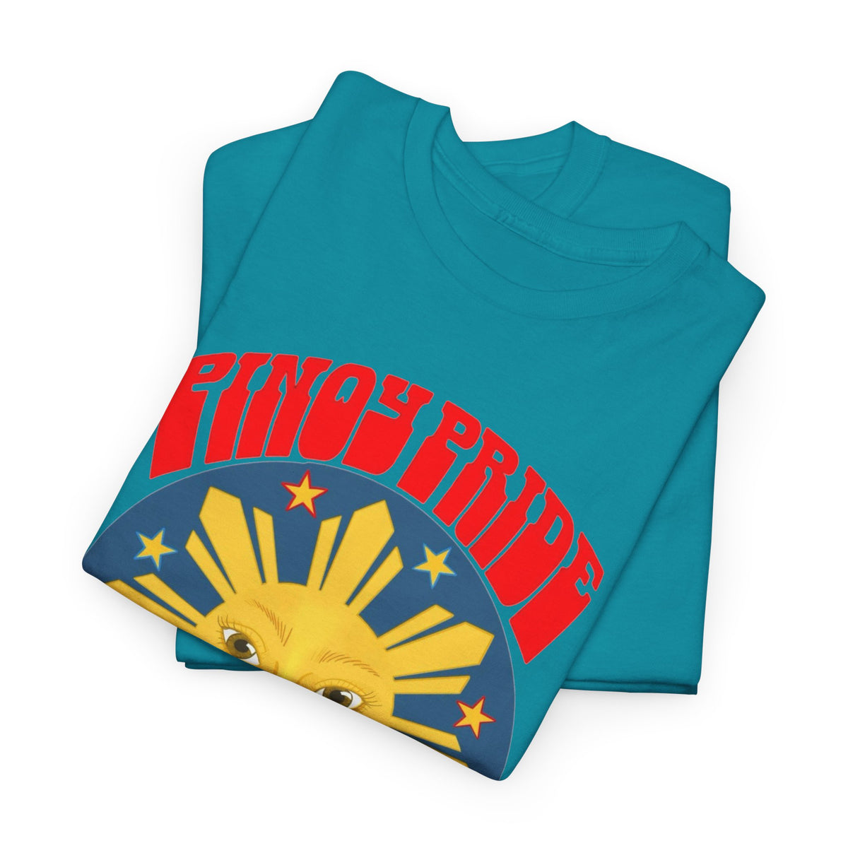 Pinoy Pride Graphic T Shirt Men's Classic Filipino Heavy Cotton Tee