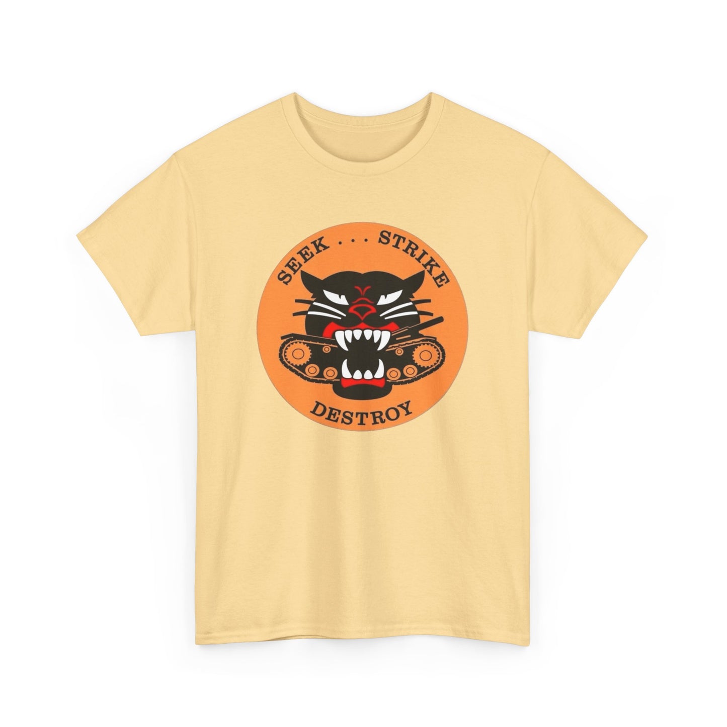 Seek Strike Destroy Graphic T Shirt NEW Unisex Heavy Cotton Tee
