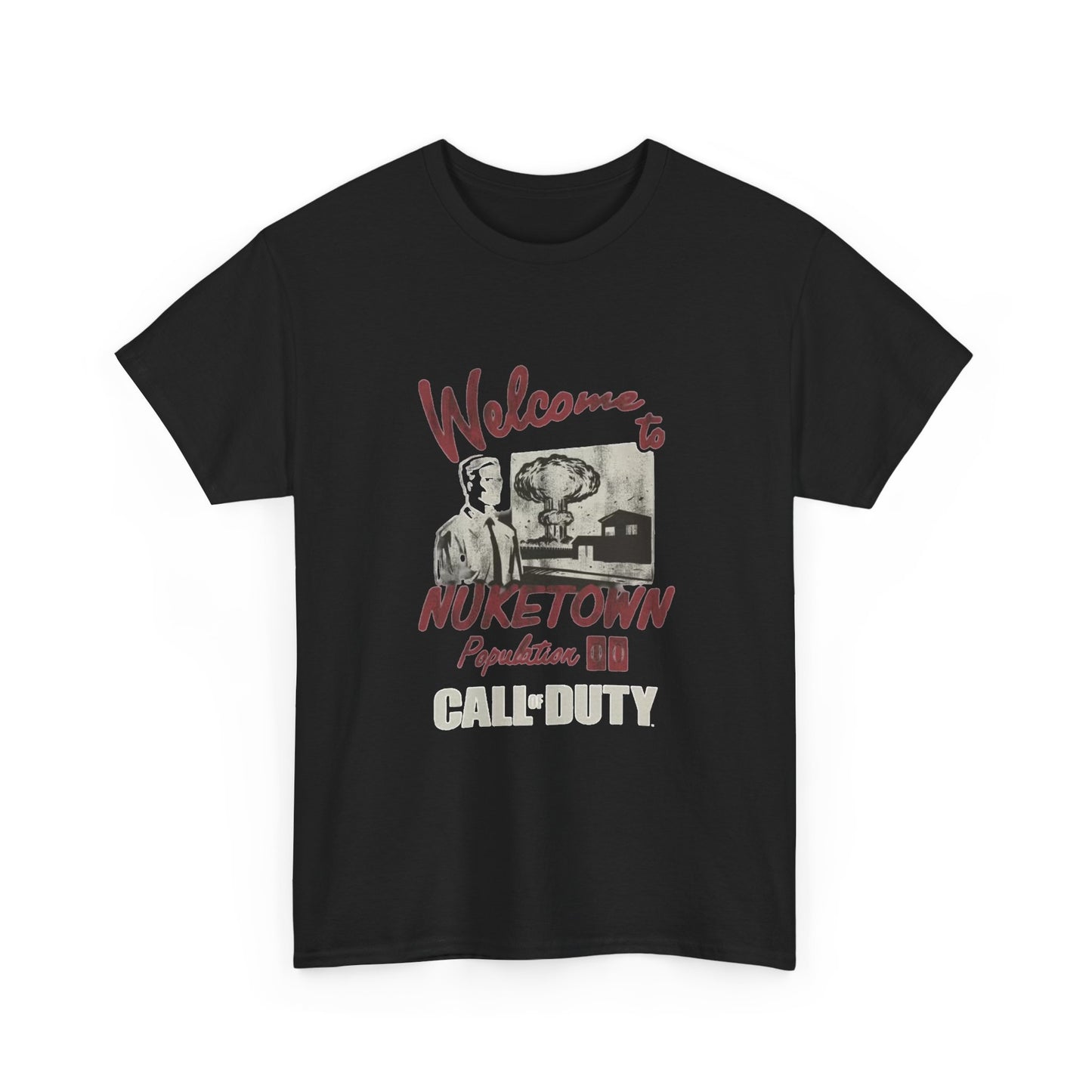 Call of duty T-shirt nuketown gamer warzone retro cod Unisex Heavy Cotton Tee