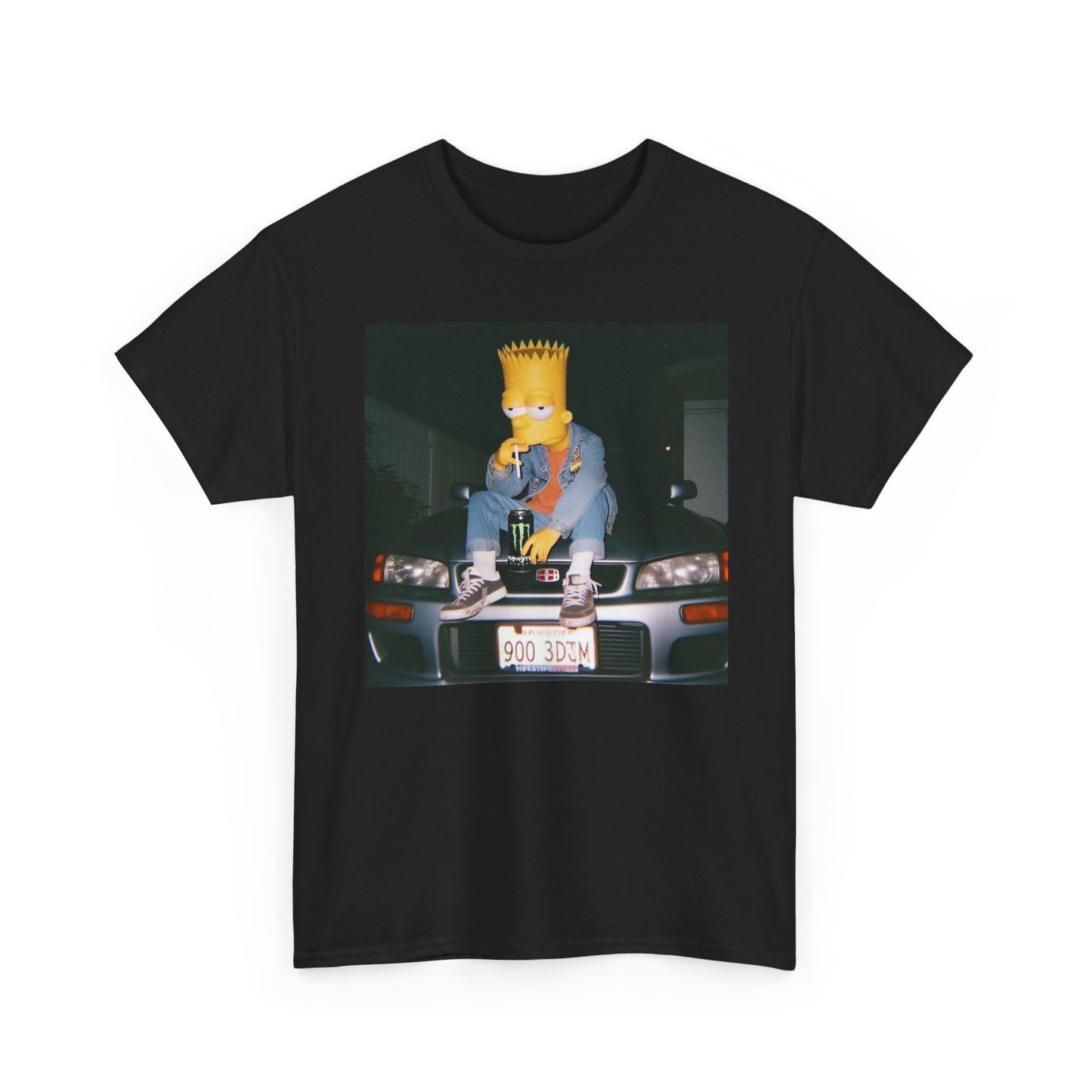 Bart Simpson Graphic T Shirt Men's Heavy Cotton Tee - Quality - Modern True to Size