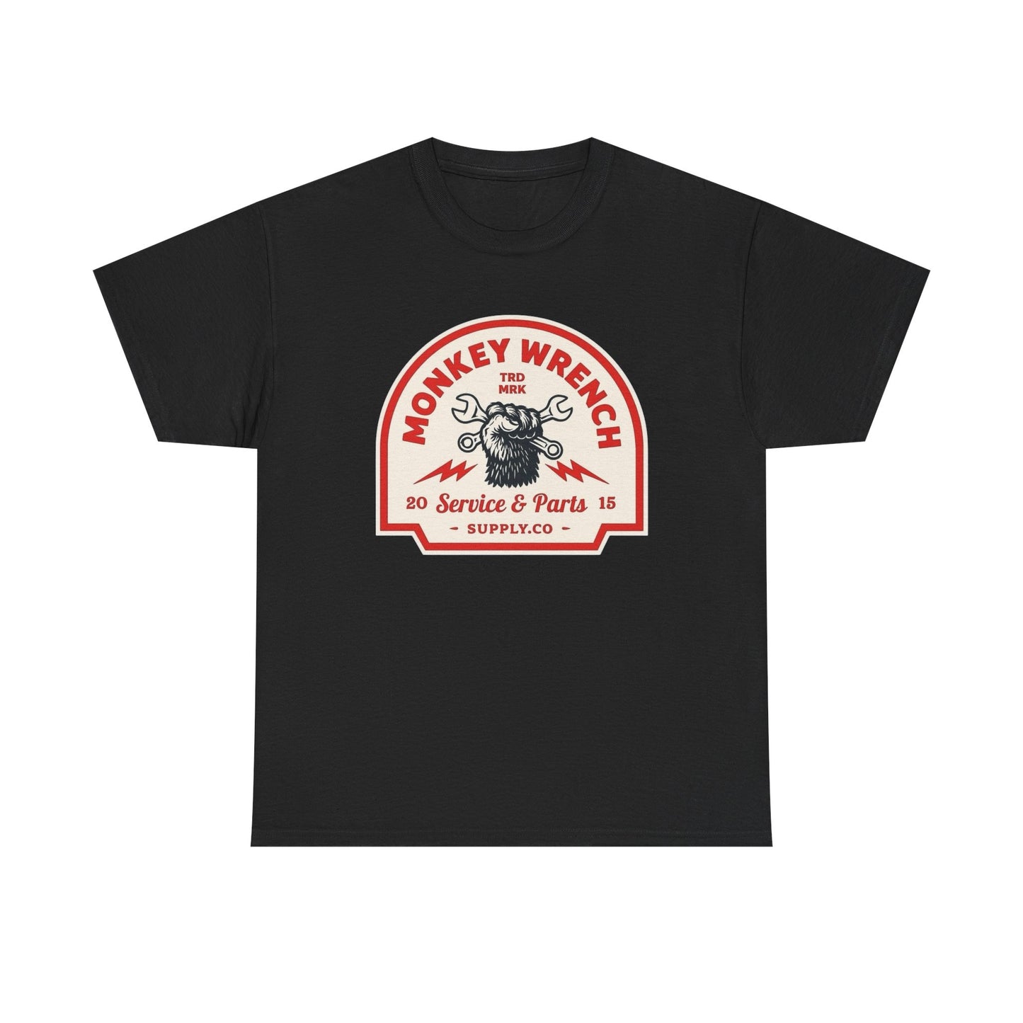 Monkey Wrench Graphic T Shirt Unisex Heavy Cotton Tee
