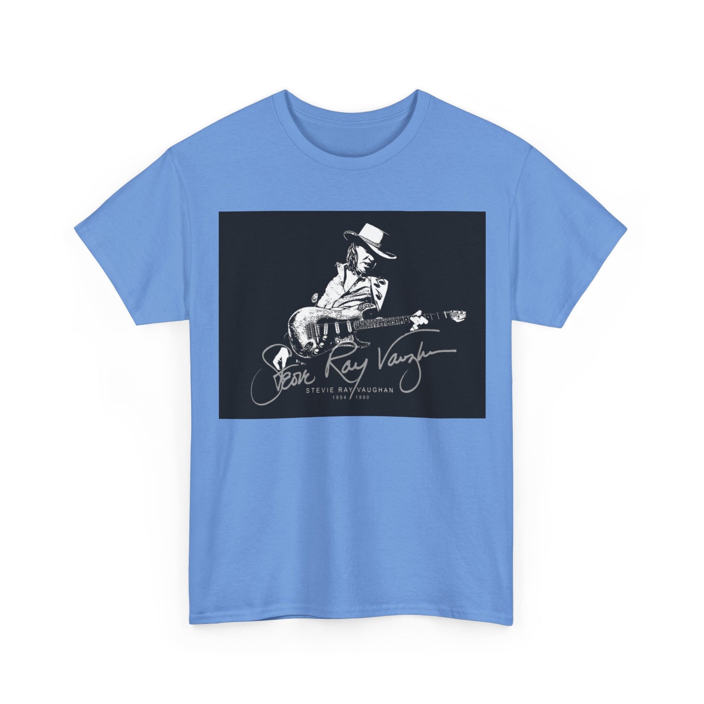 Stevie ray vaughn T-shirt Vintage retro rock album Unisex Heavy Cotton Tee