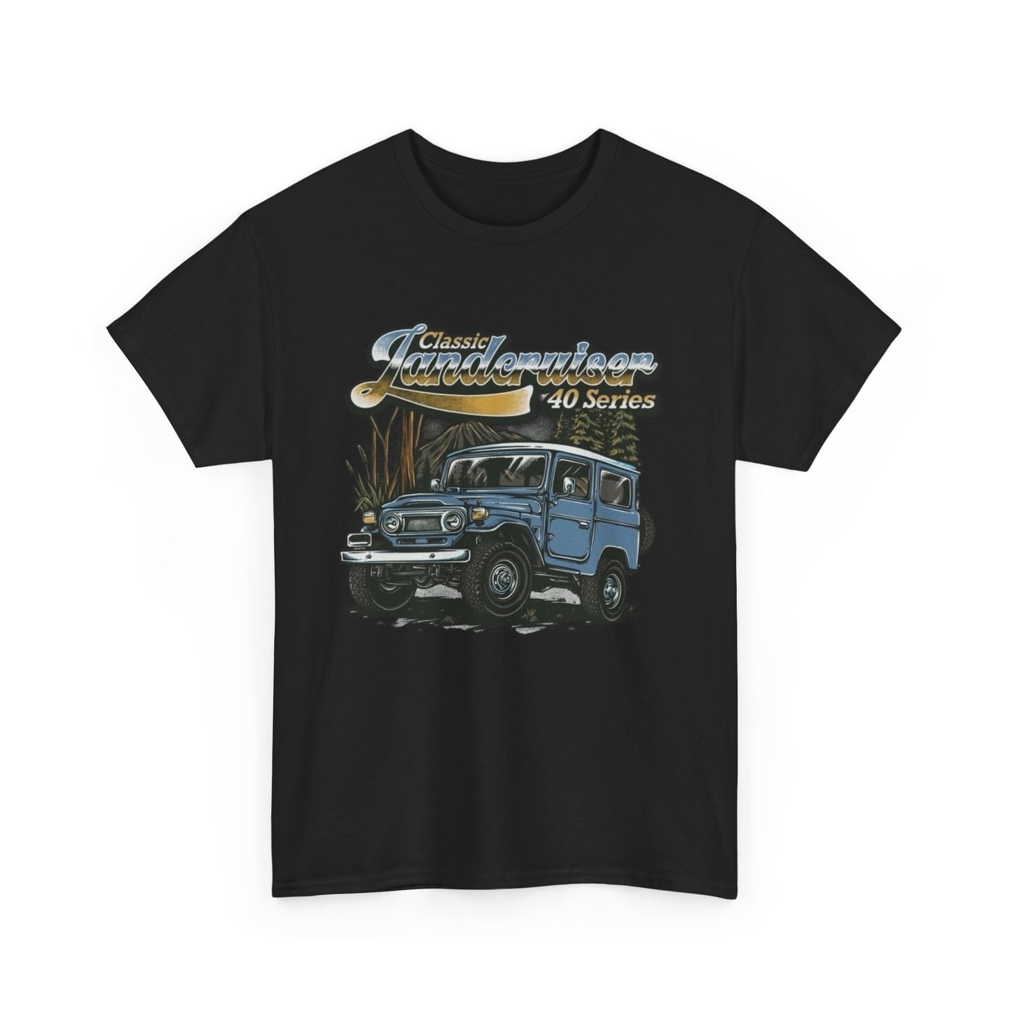 Classic Land cruiser Offroading Graphic T Shirt NEW Unisex Heavy Cotton Tee