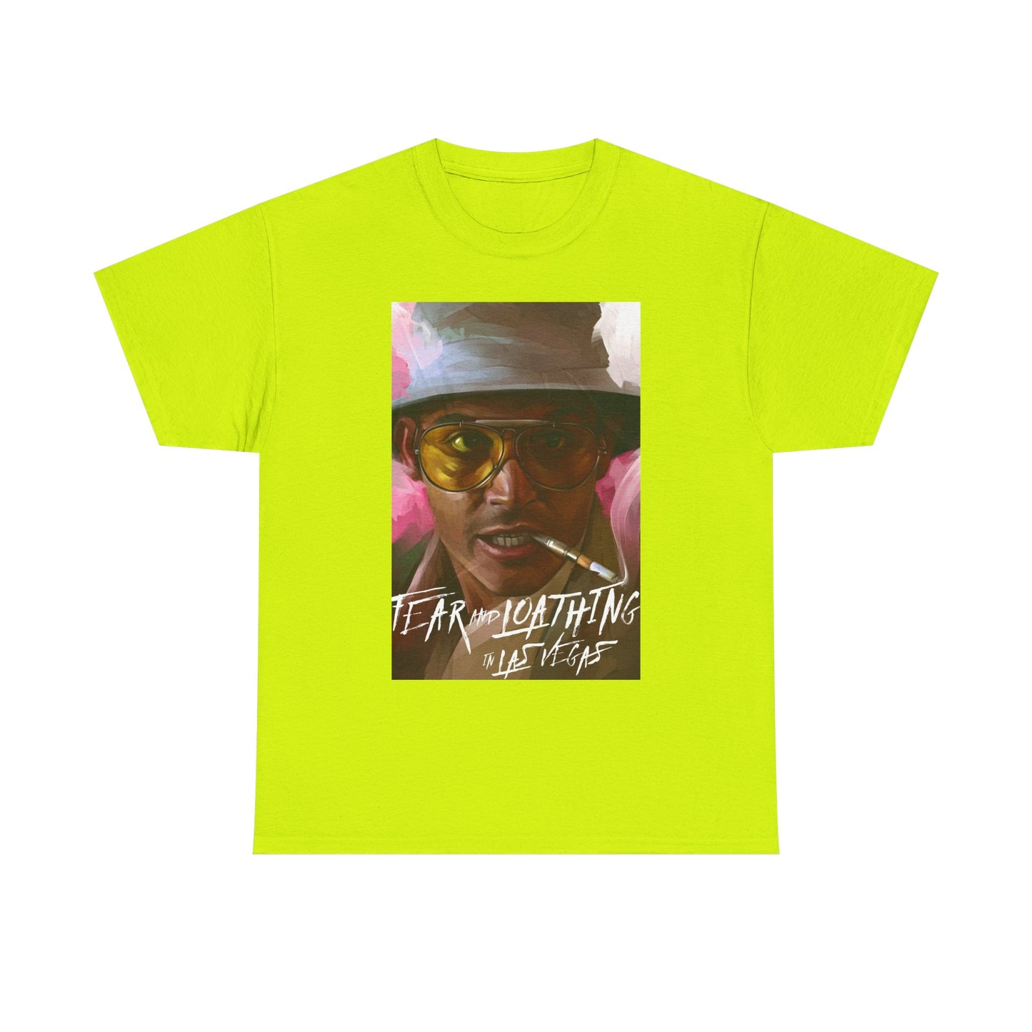 Fear And Loathing Graphic T Shirt Retro Vegas Vintage Unisex Heavy Cotton Tee