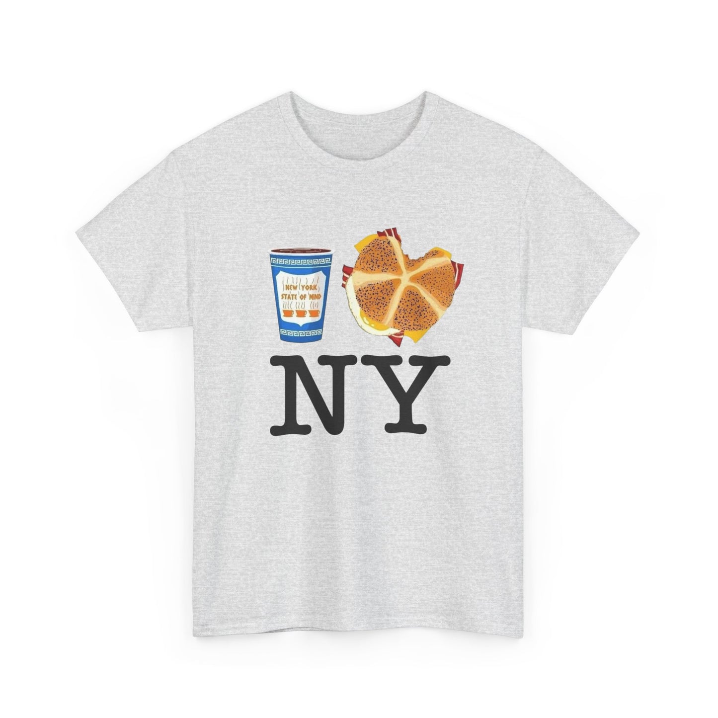 I Love New York Bodega Breakfast Graphic T Shirt Unisex NEW Heavy Cotton Tee
