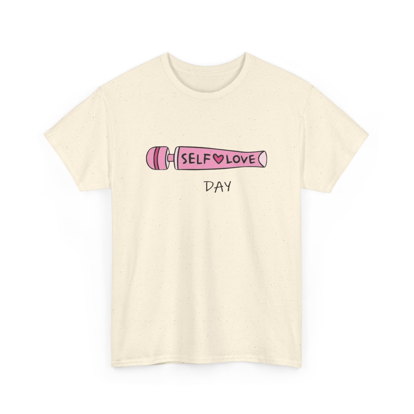 Vibrator Self Love Day Funny Graphic T-Shirt Unisex Heavy Cotton Tee Gift