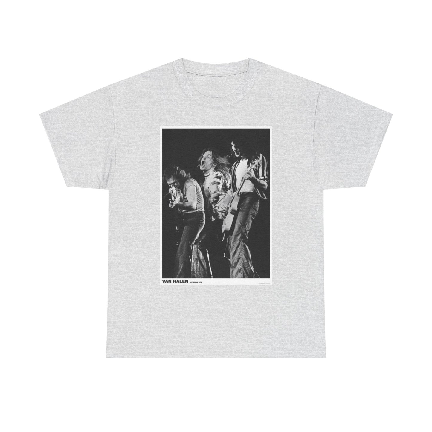 Van Halen Graphic T Shirt Vintage Photo Unisex Heavy Cotton Tee