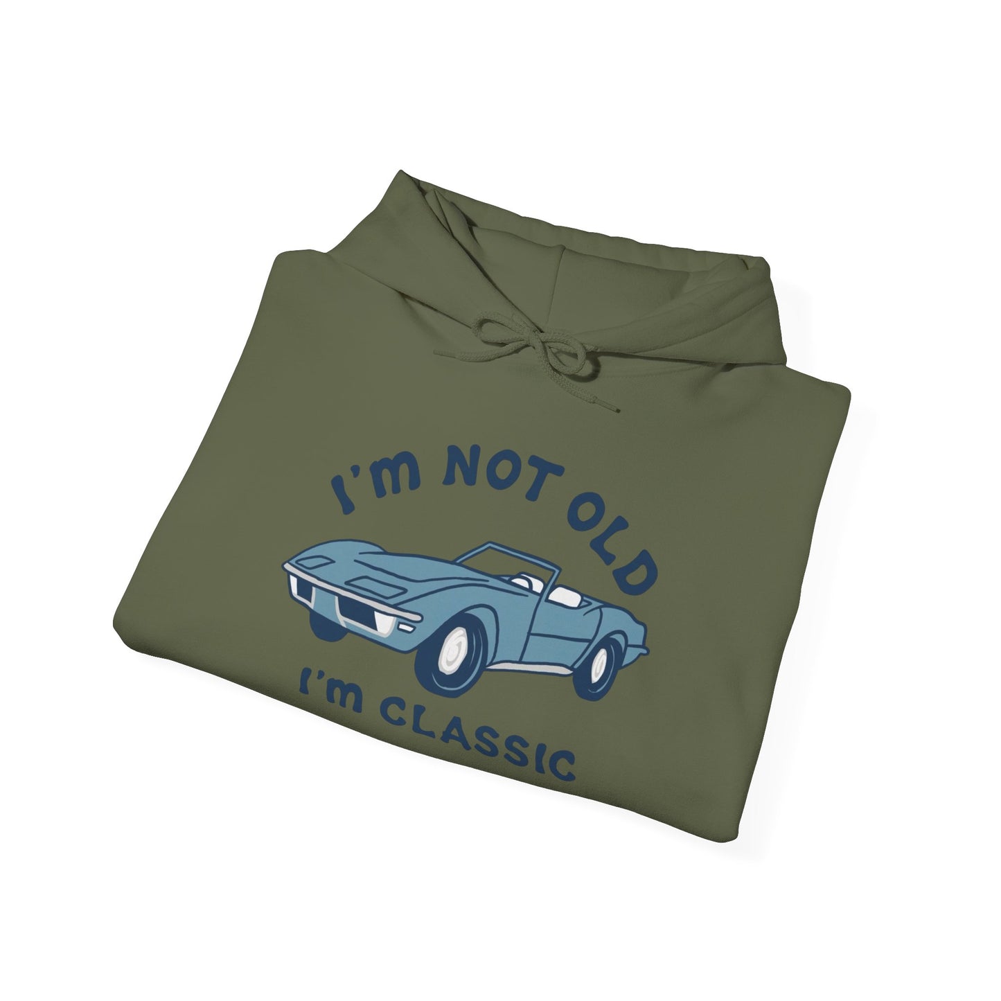 I'm Not Old I'm Classic Corvette Graphic Hoodie Heavy Blend™ Hooded Sweatshirt