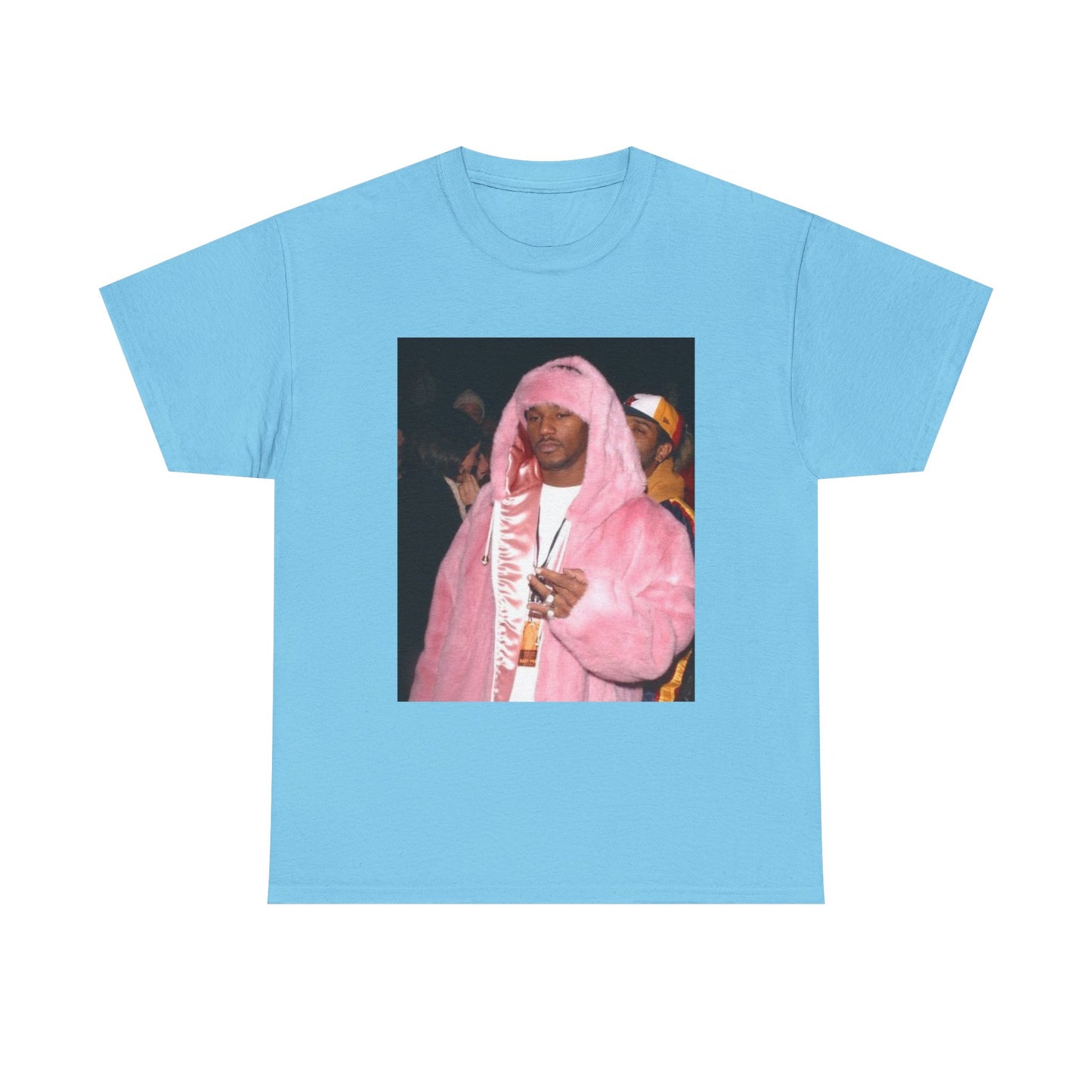 Camron diplomats T-shirt vintage pink fur coat graphic Rap Unisex Heavy Cotton