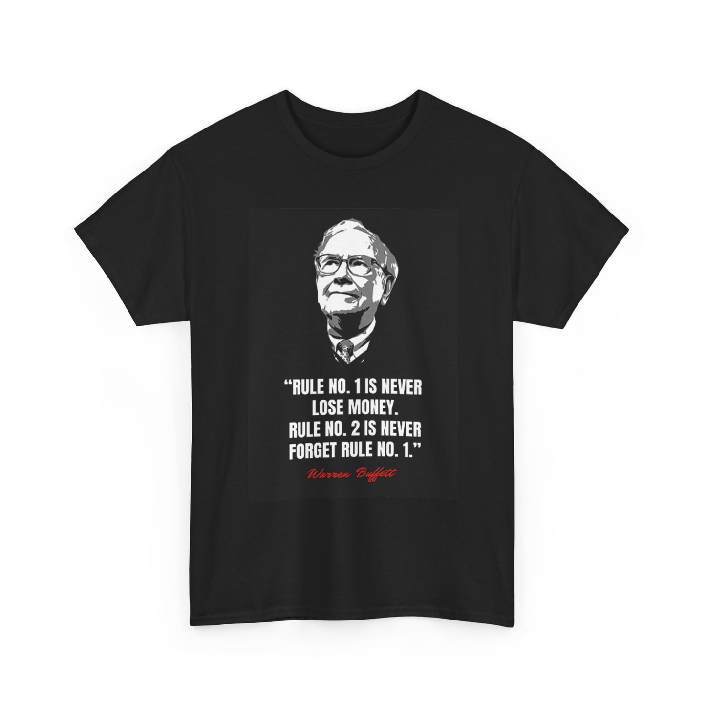 Money Rules Graphic T Shirt Investing Wall St Crypto Unisex Heavy Cotton Tee