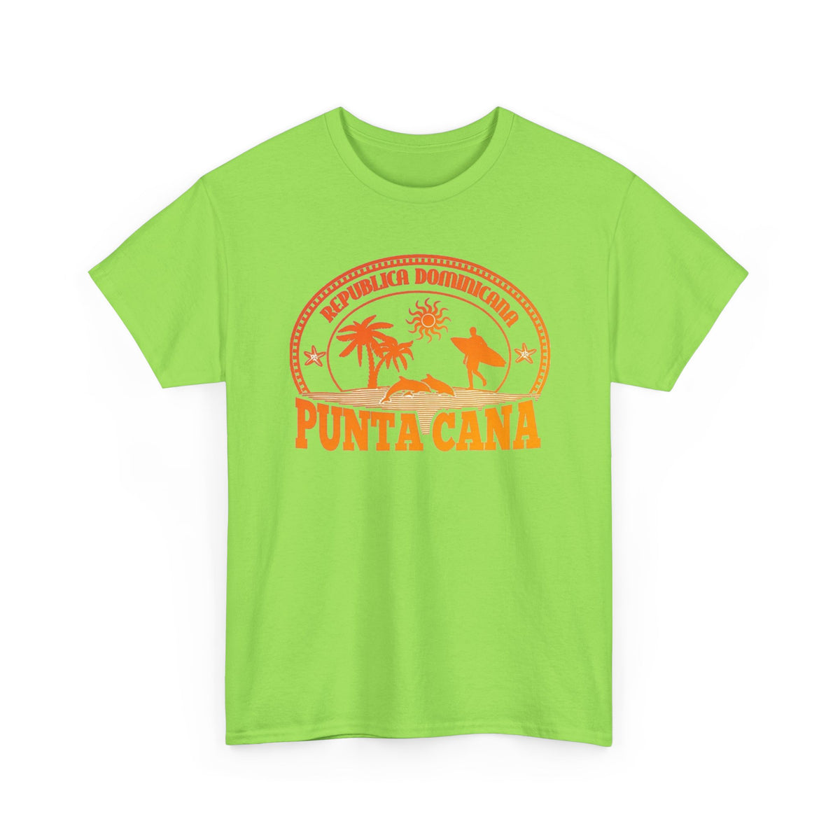Punta Cana Graphic T Shirt Men's Dominican Republic Heavy Cotton Tee