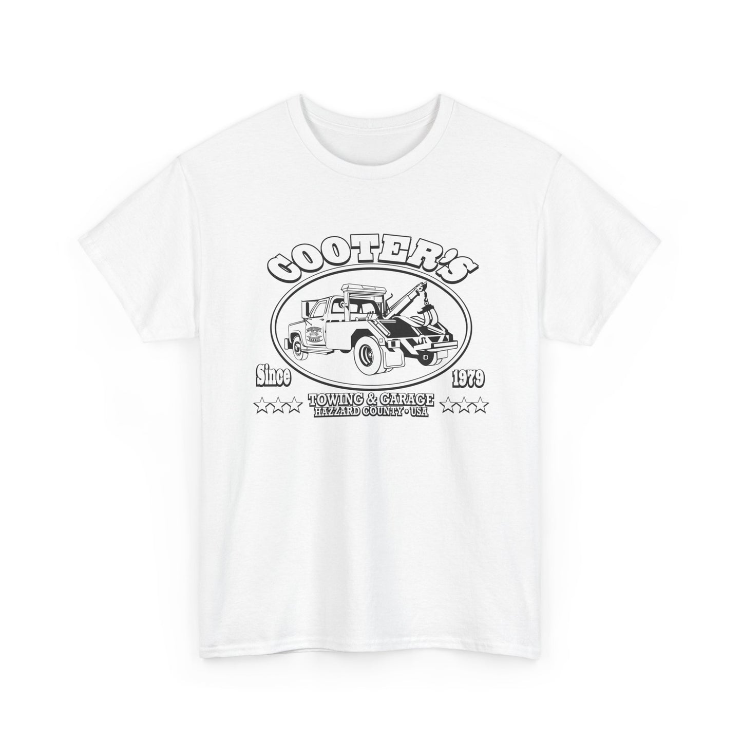 Cooters Garage Graphic T Shirt Dukes Of Hazzard Unisex Heavy Cotton Tee