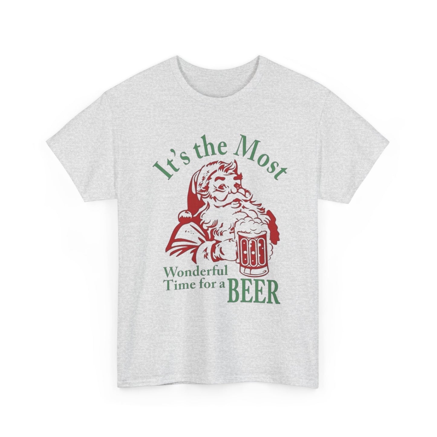 Wonderful Christmas Beers Graphic T Shirt ADULT NEW Heavy Cotton Tee