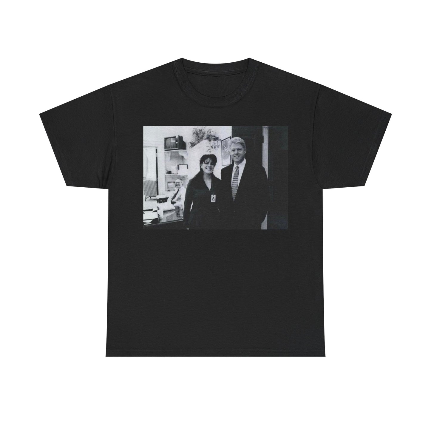 Bill Clinton Tshirt Funny White house retro comedy Monica Unisex Heavy Cotton
