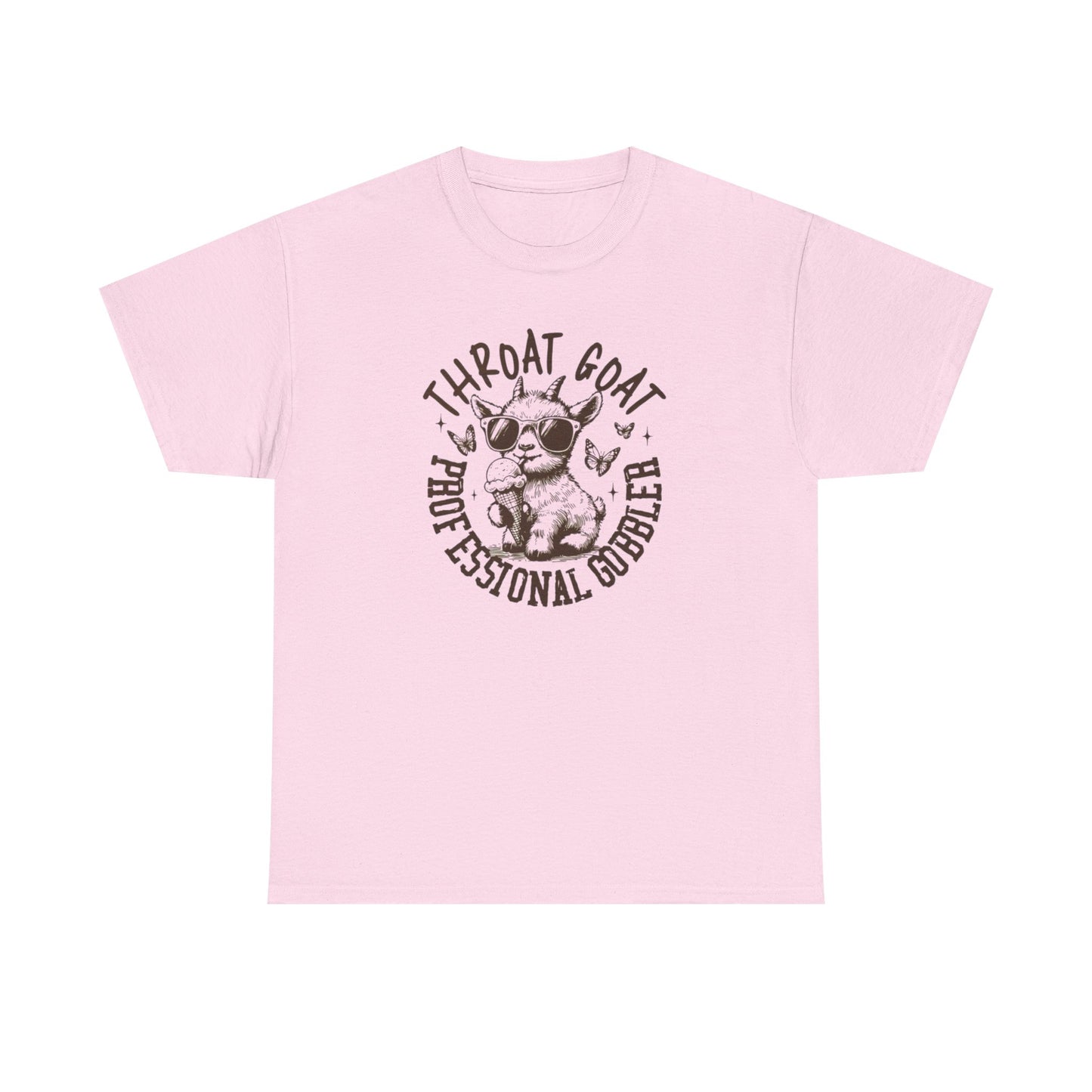 Throat Goat Funny Sex Graphic T Shirt S-5XL NEW Unisex Heavy Cotton Tee