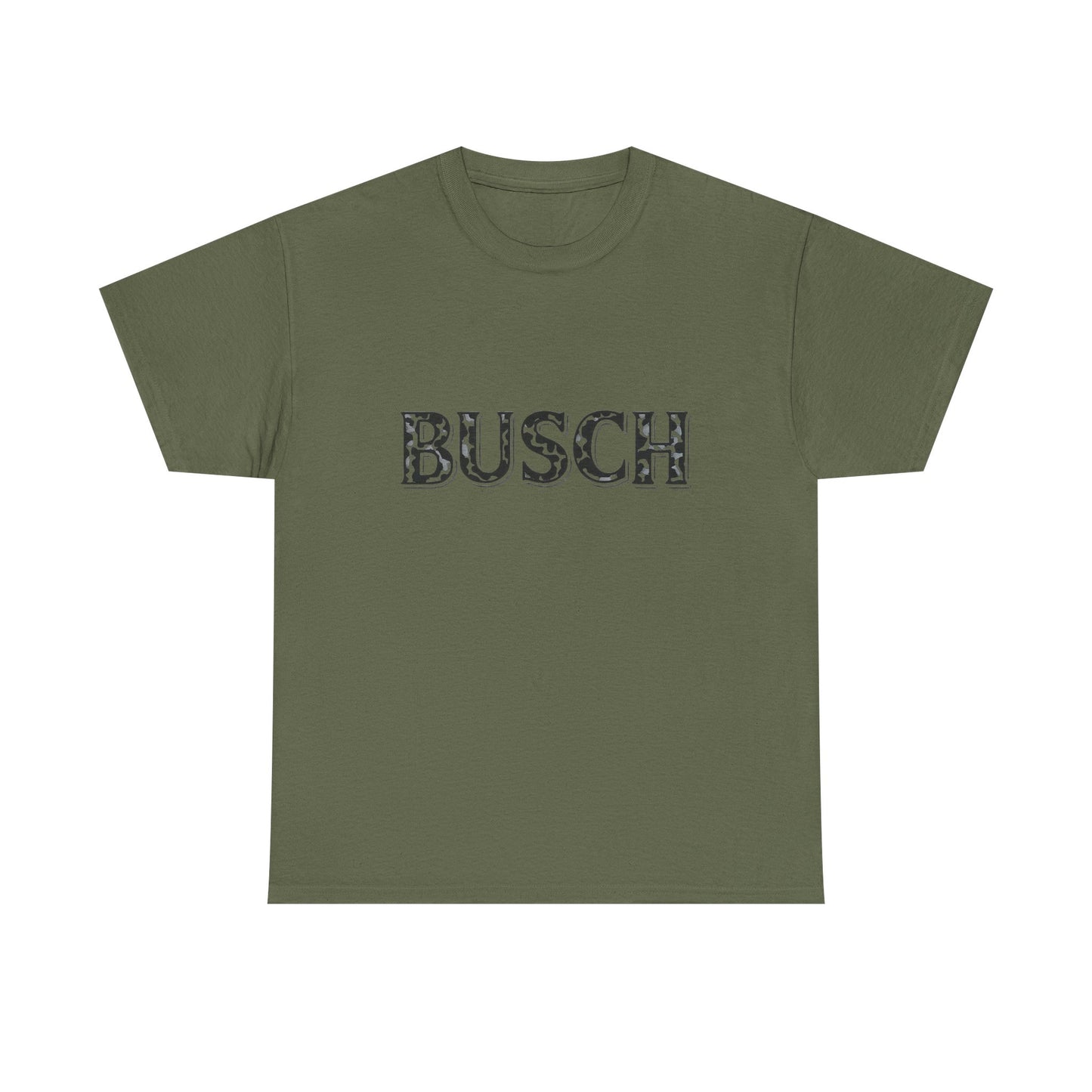 Busch Beer MULTIPLE COLORS Graphic T Shirt NEW Unisex Heavy Cotton Tee