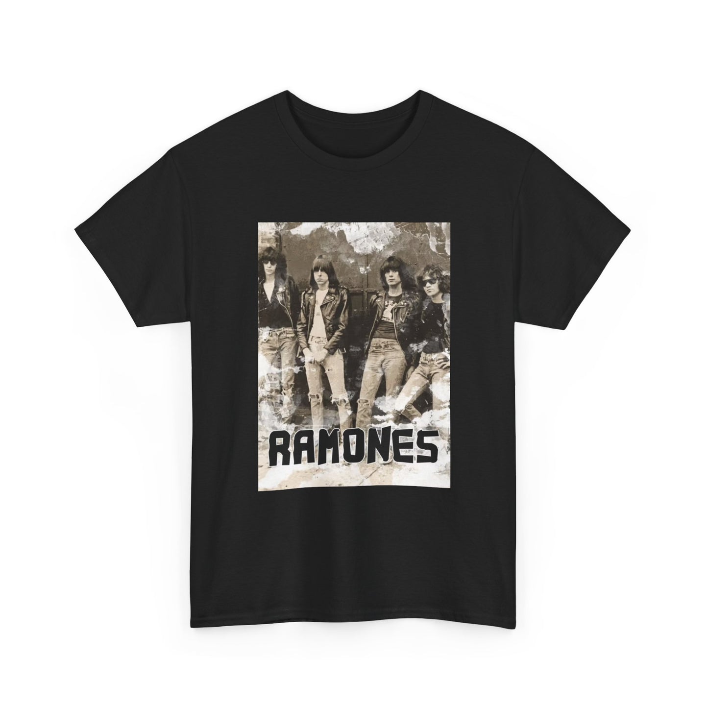 Ramones Tshirt Vintage Punk Rock Retro Tour Merch Unisex Heavy Cotton Tee