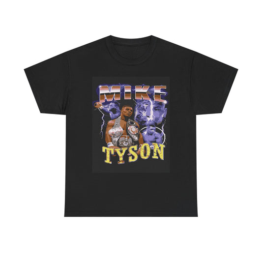 Mike Tyson Graphic T Shirt Vintage Boxing Retro Unisex Heavy Cotton Tee