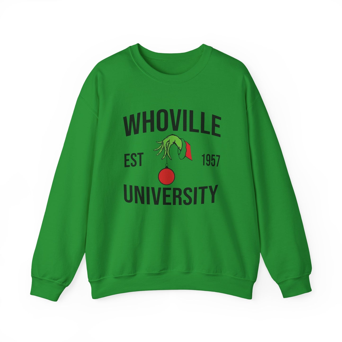 Whoville Grinch Christmas Sweater NEW Unisex Heavy Blend™ Crewneck Sweatshirt