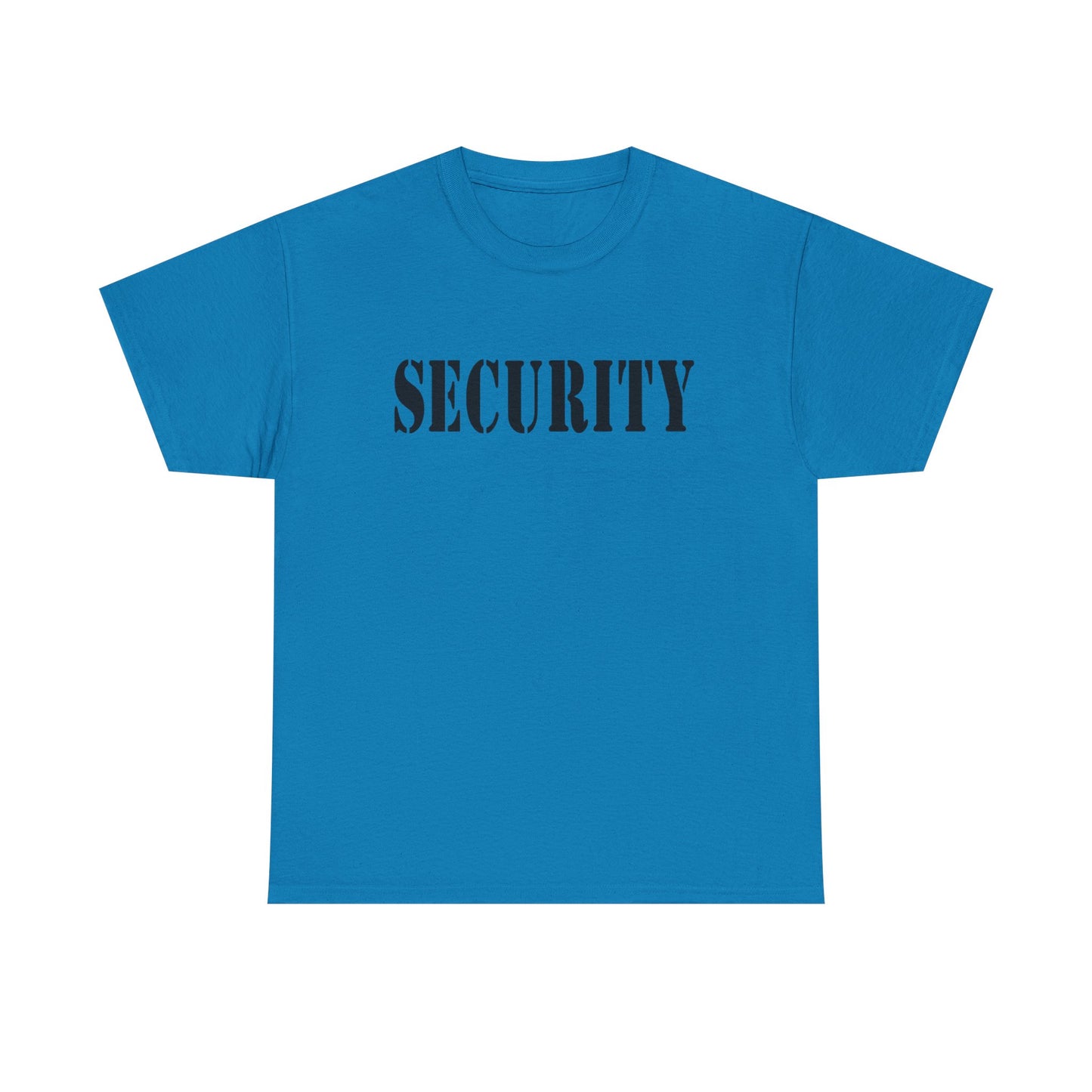 Security Graphic T Shirt Police Academy Uniform Funny Bar Unisex Heavy Cotton