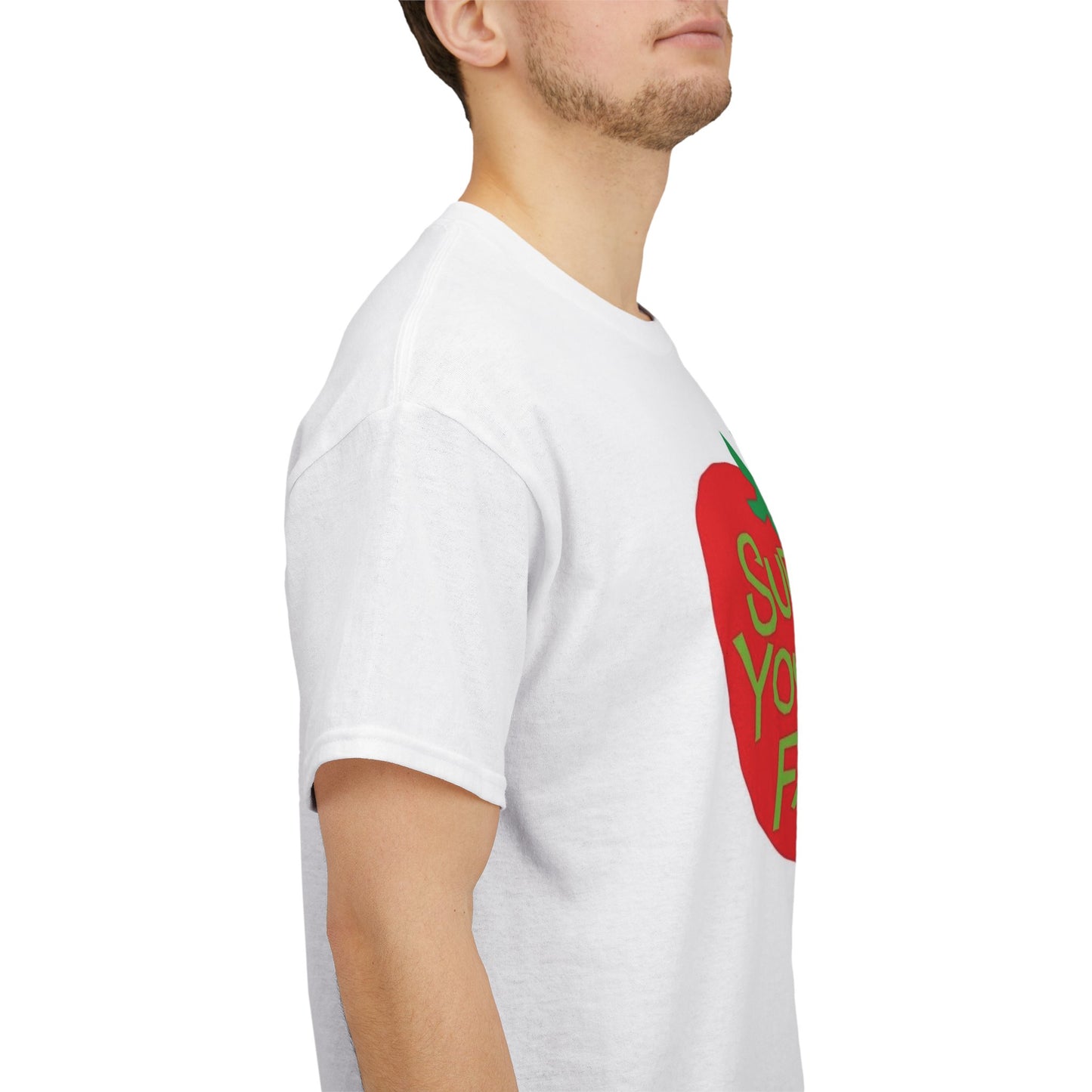 Support Your Local Farmer Graphic T Shirt Men's Heavy Cotton Tee