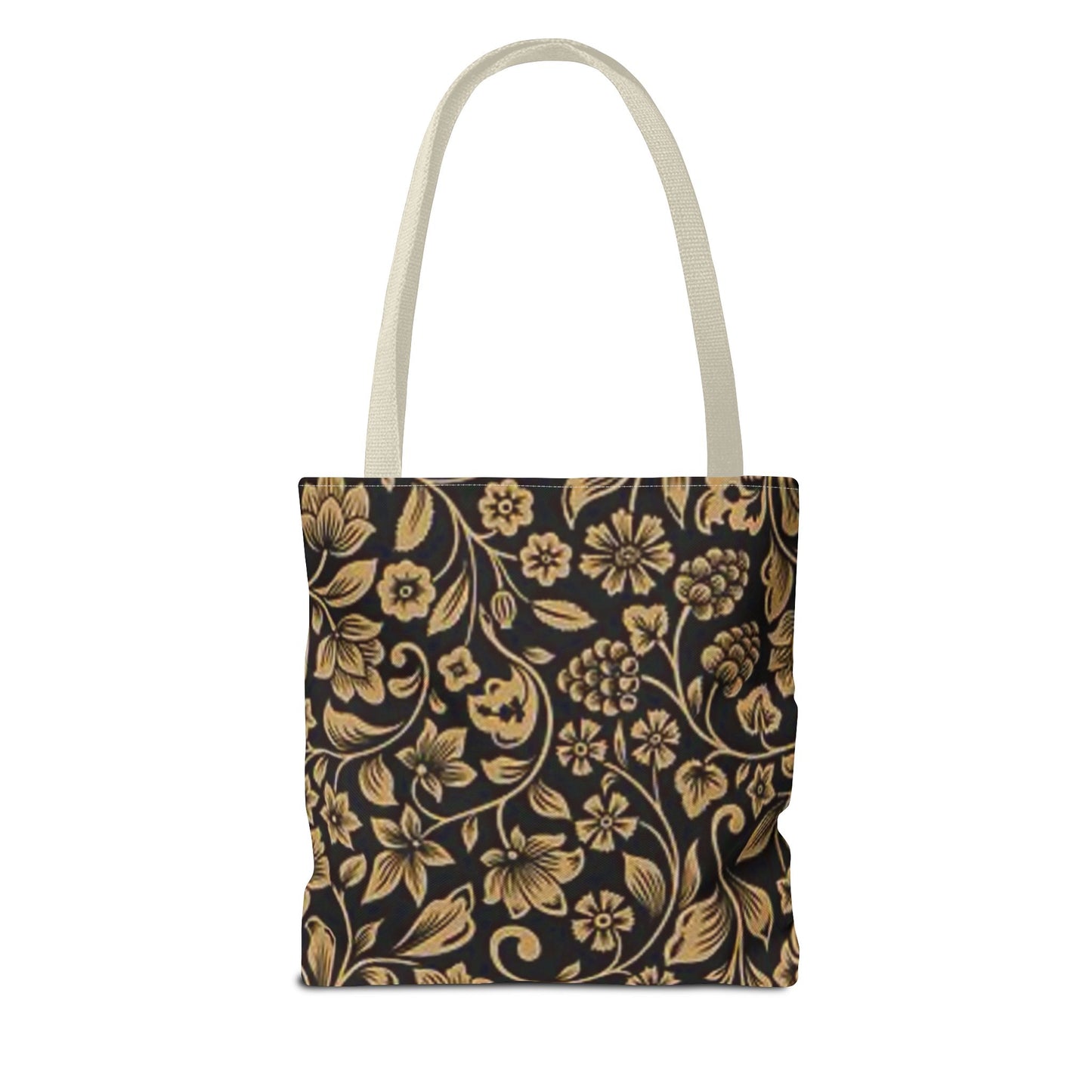 Gold Flowers Multi Color BRAND NEW MODERN Tote Bag (AOP)